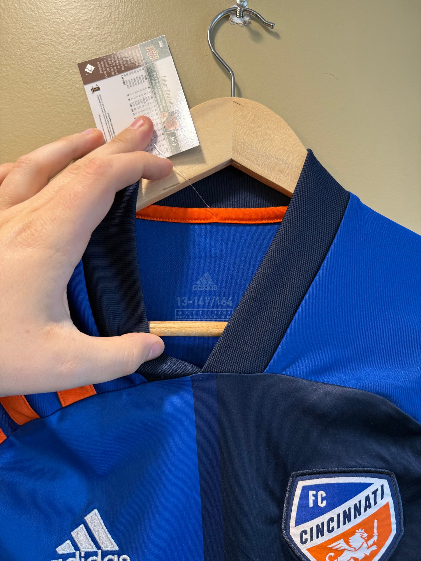 F.C. Cincinnati Blue MLS Soccer Jersey- S