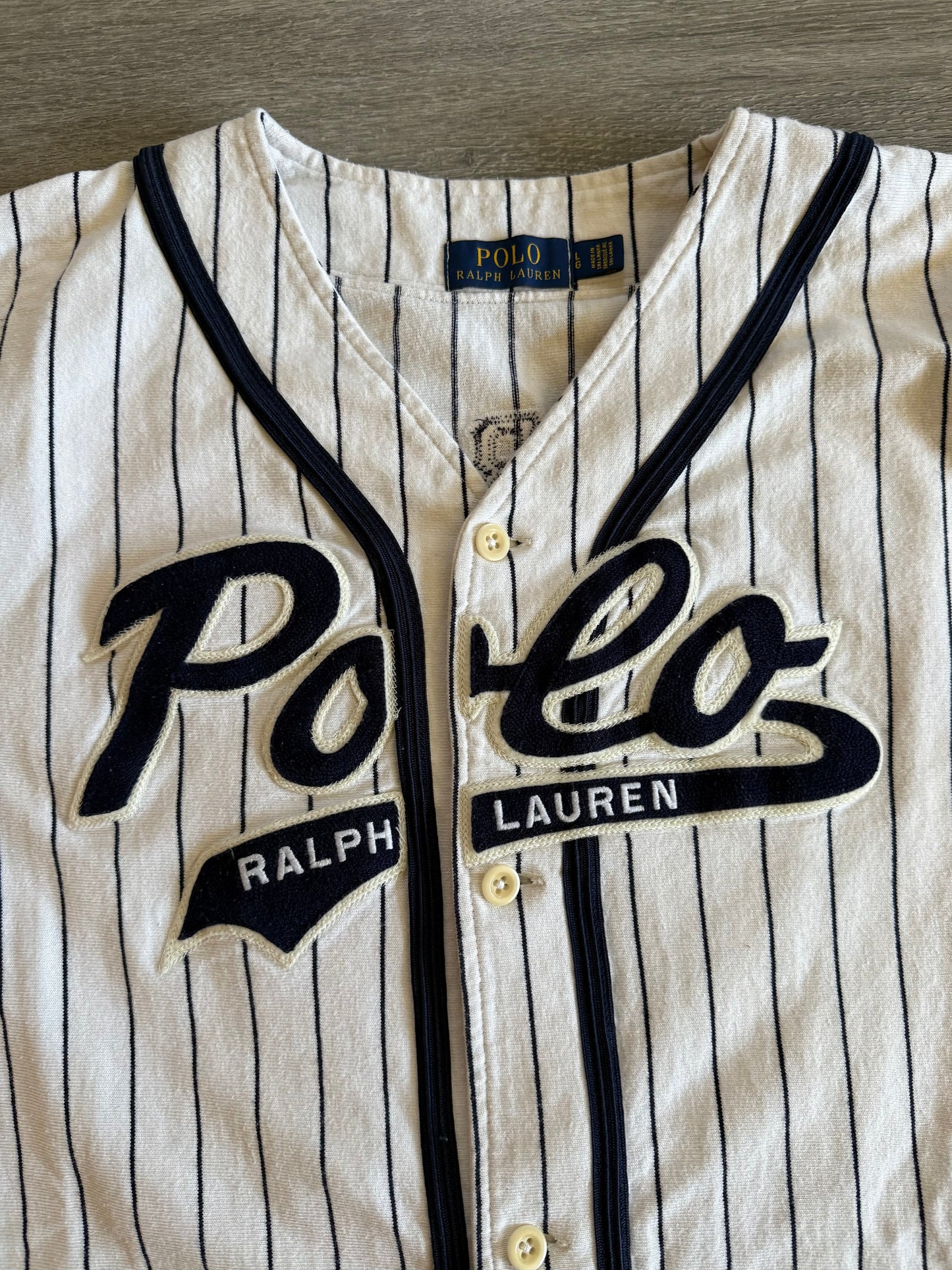 Polo Ralph Lauren Polo Bears Baseball Jersey- L