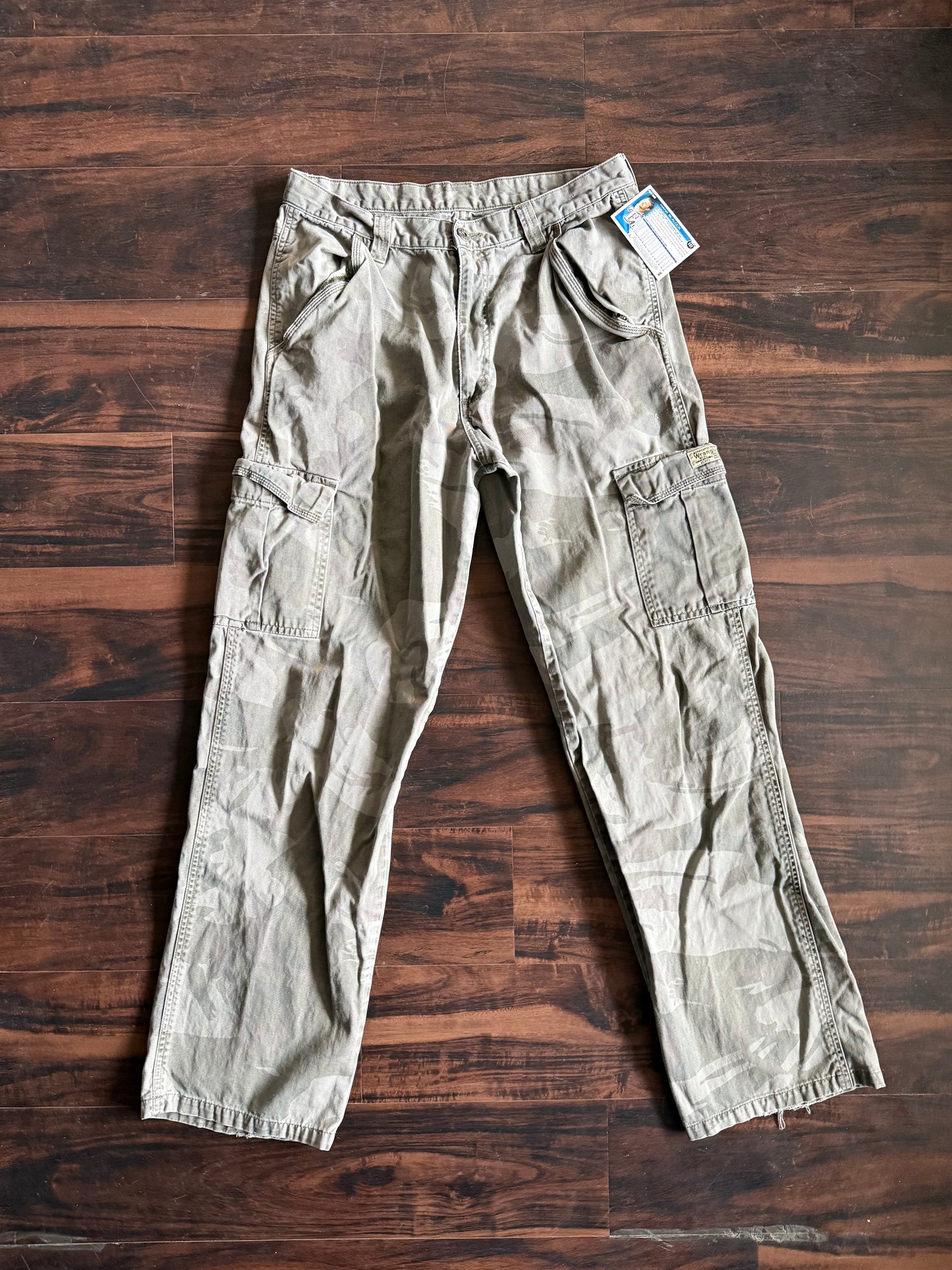 Vintage Wrangler Camouflage Cargo Pants- 32x34