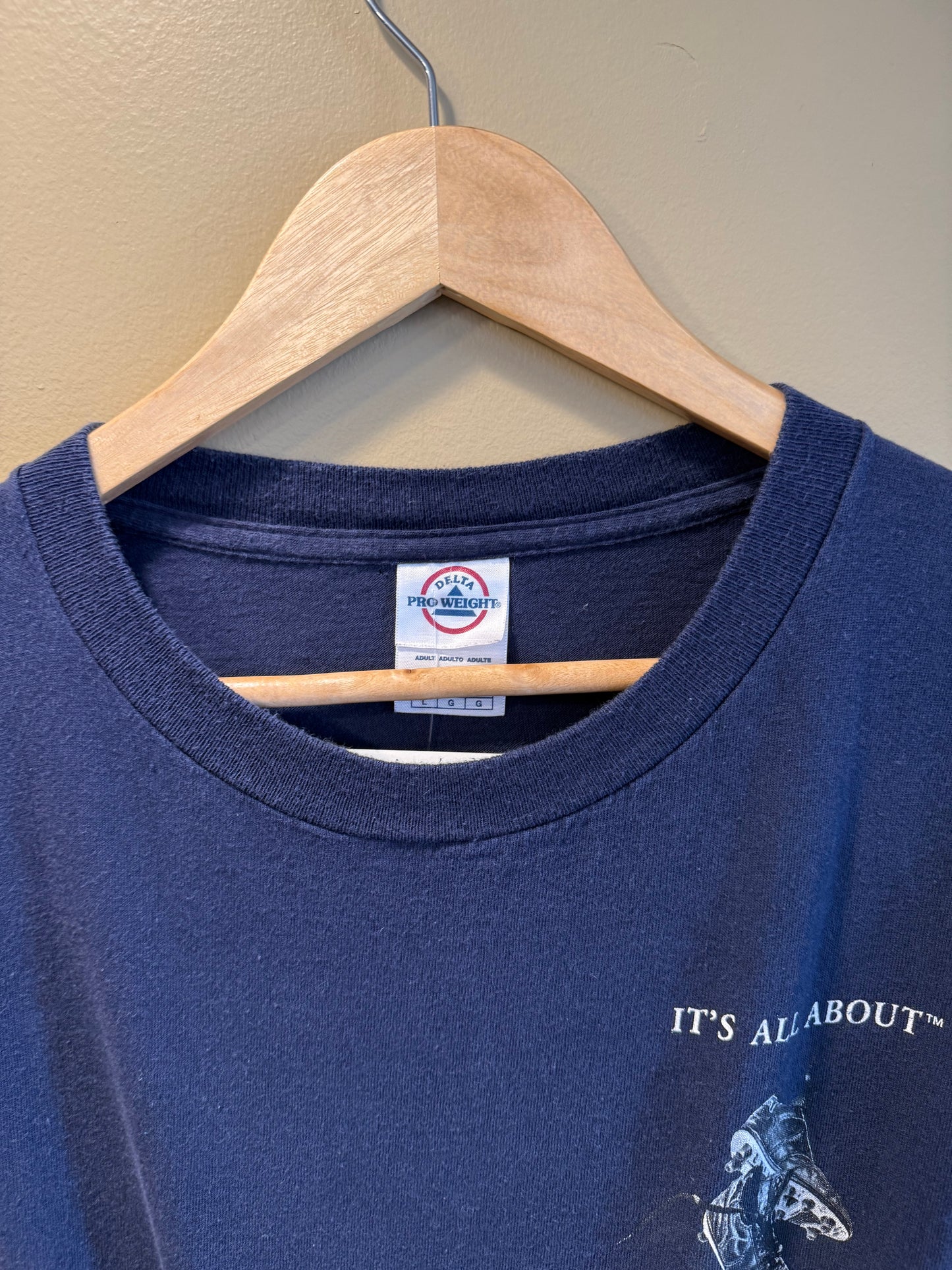 Vintage Y2K It’s All About Soccer T-Shirt- L