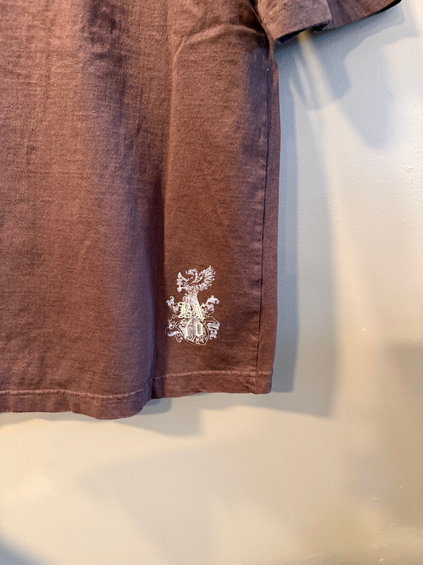 Vintage Y2K Brooklyn Express Brown T-Shirt- M/L