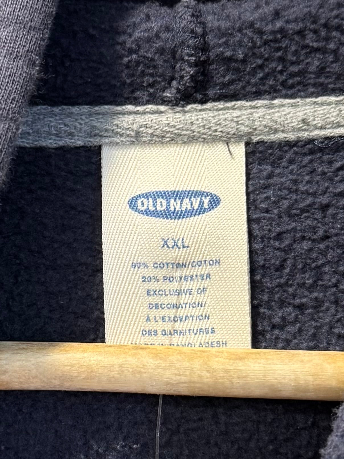 Vintage Y2K Old Navy Blue Hoodie Sweatshirt- XXL