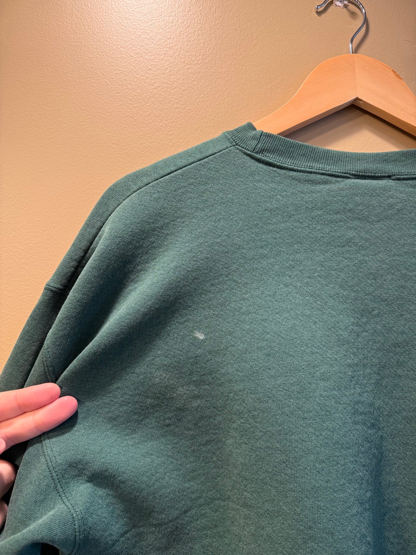 Vintage Disney Mickey Mouse Green Crewneck Sweatshirt- M