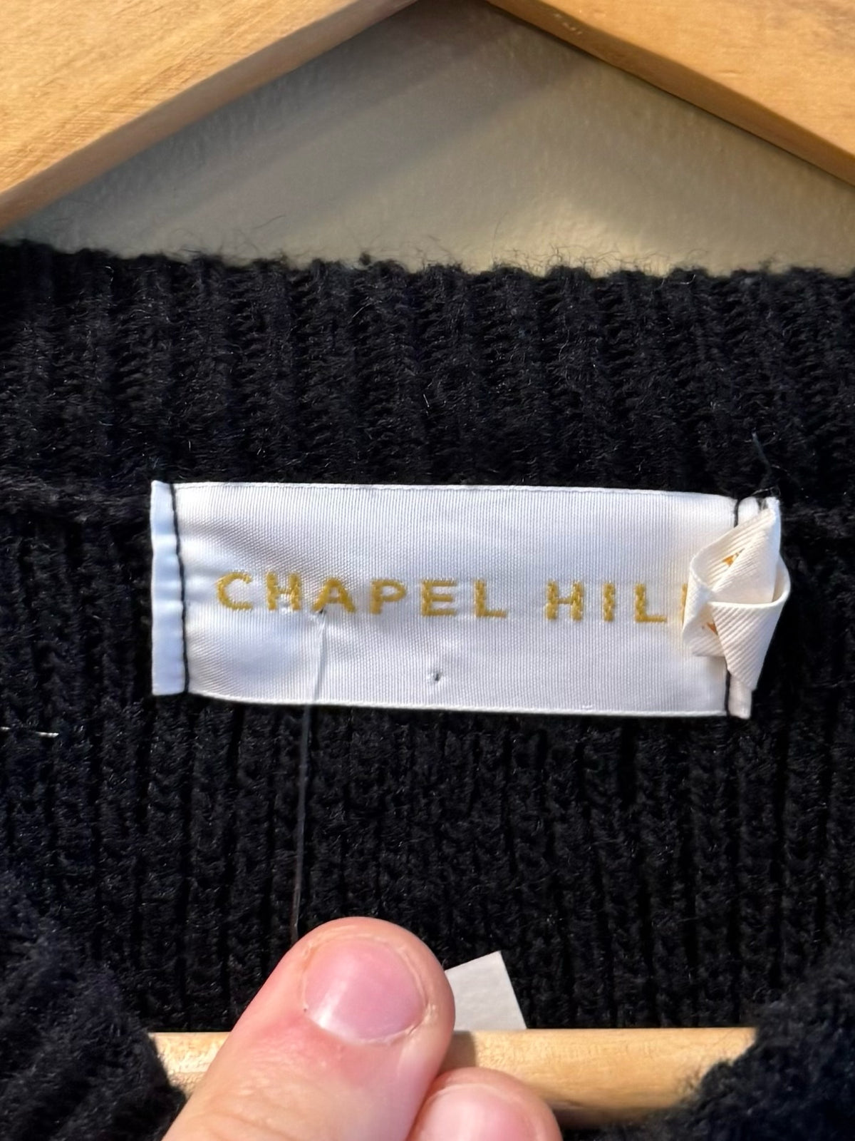Vintage Chapel Hill Blue Winter Sweater - L
