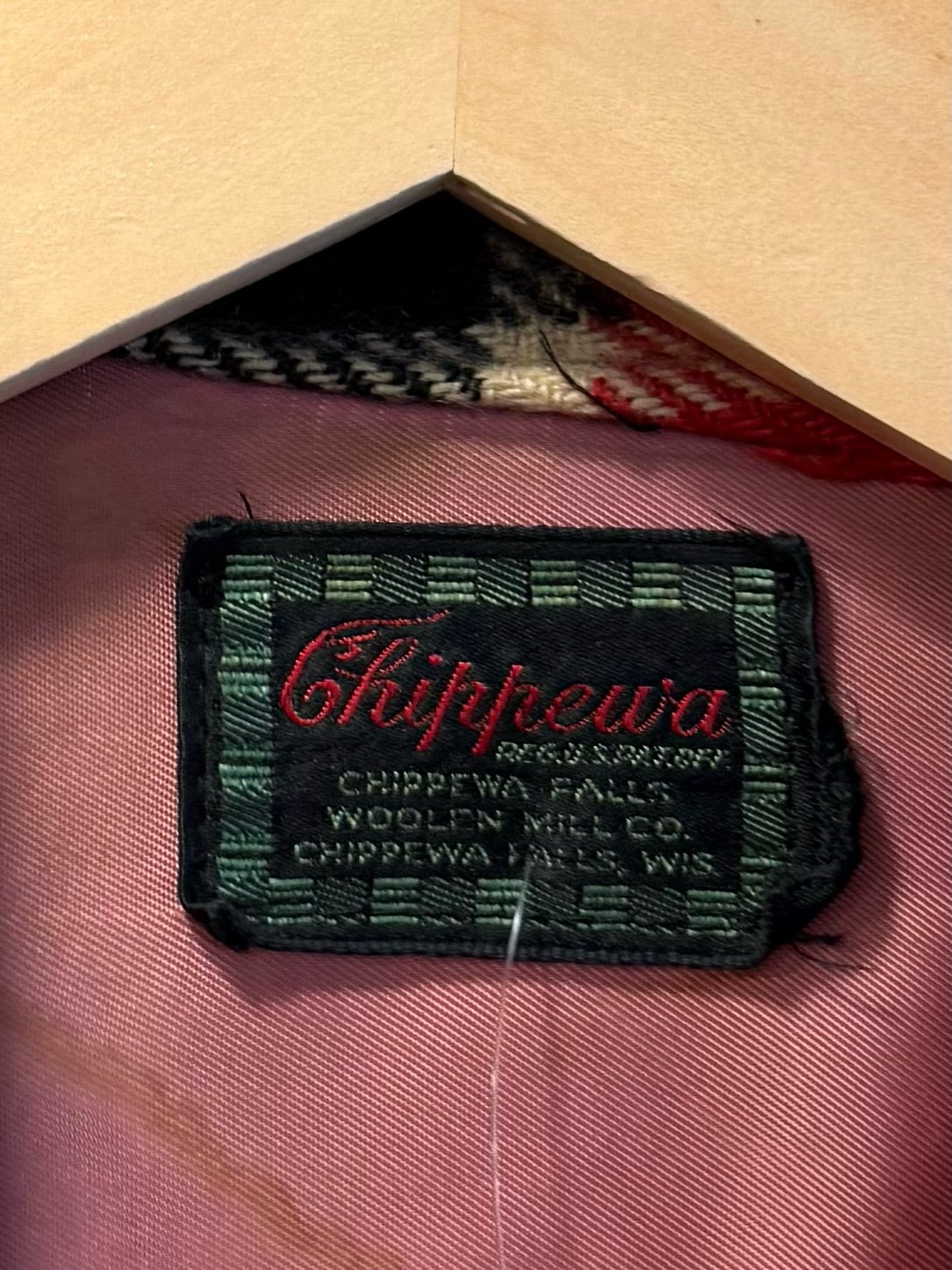 Vintage Chippewa Plaid Fleece Button Up Jacket - XL