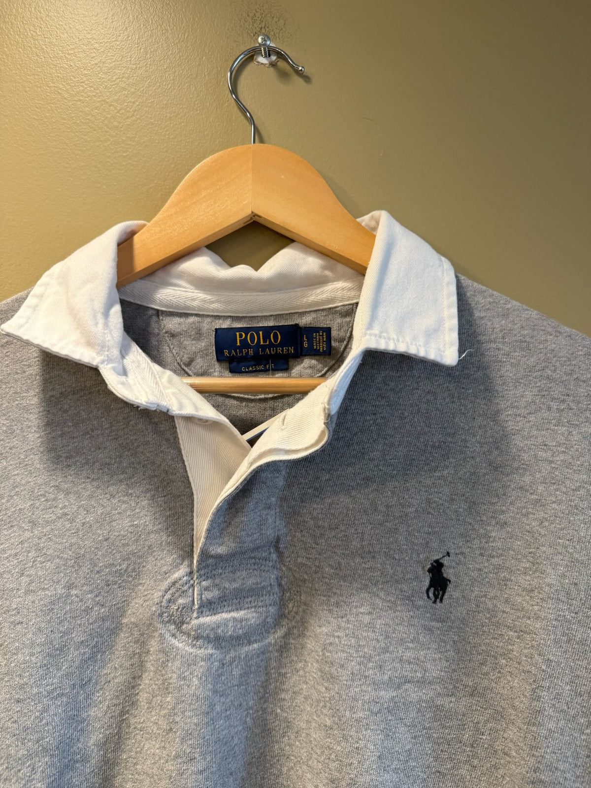 Vintage Polo Ralph Lauren Rugby Style Button Up - L