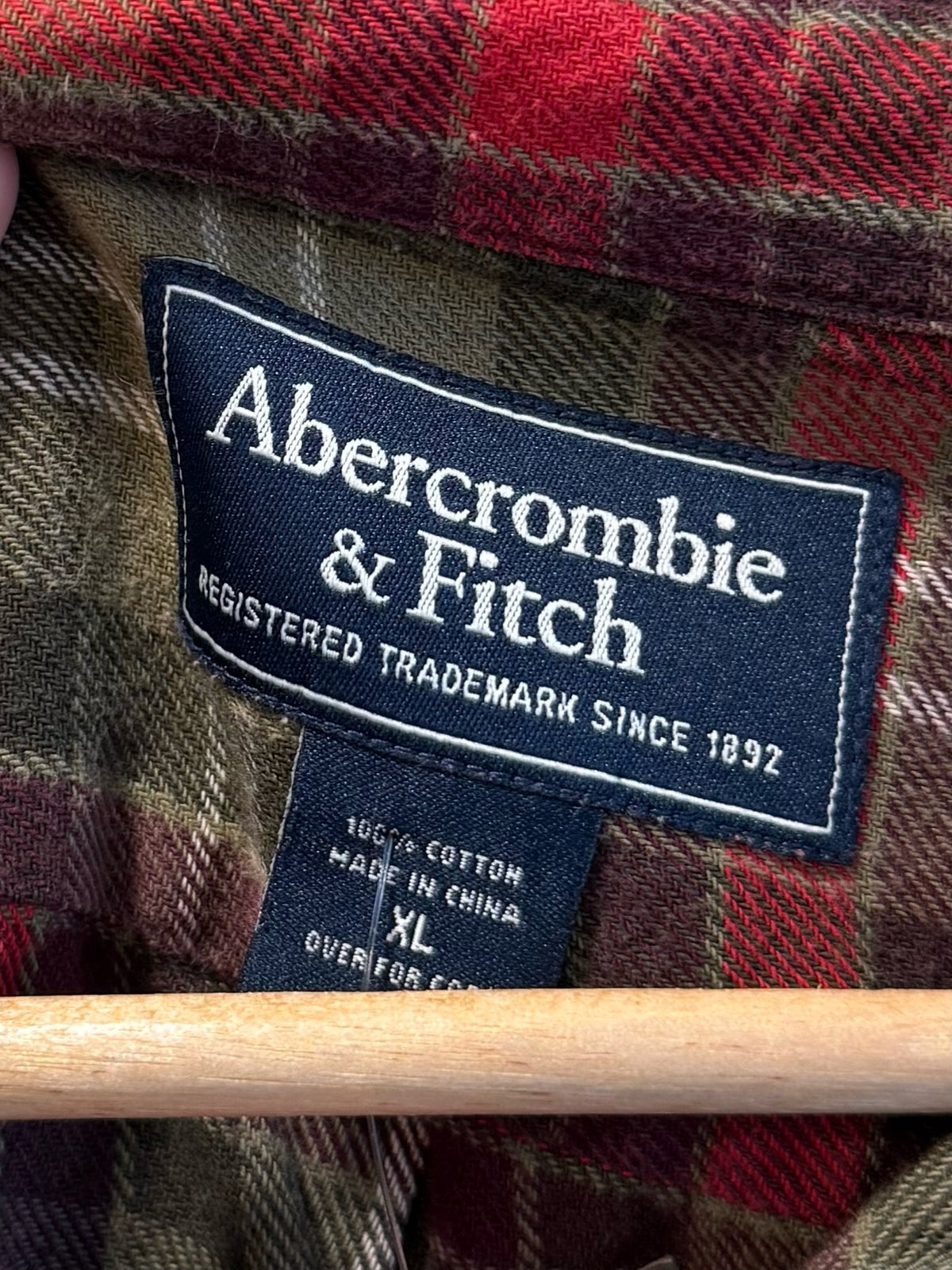Vintage Abercrombie & Fitch Plaid Button Up Flannel - XL