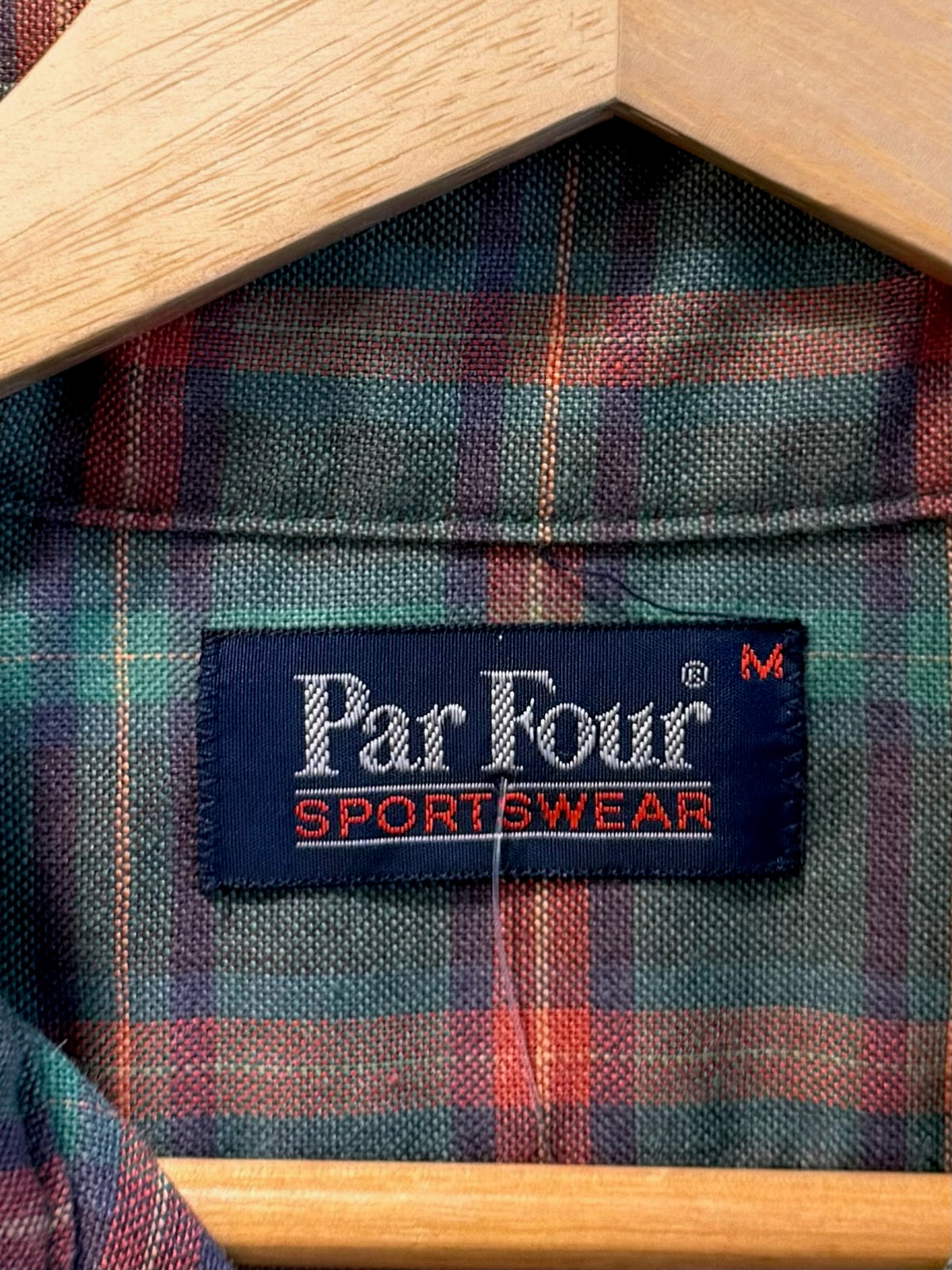 Vintage Part Four Plaid Button Up Shirt - M