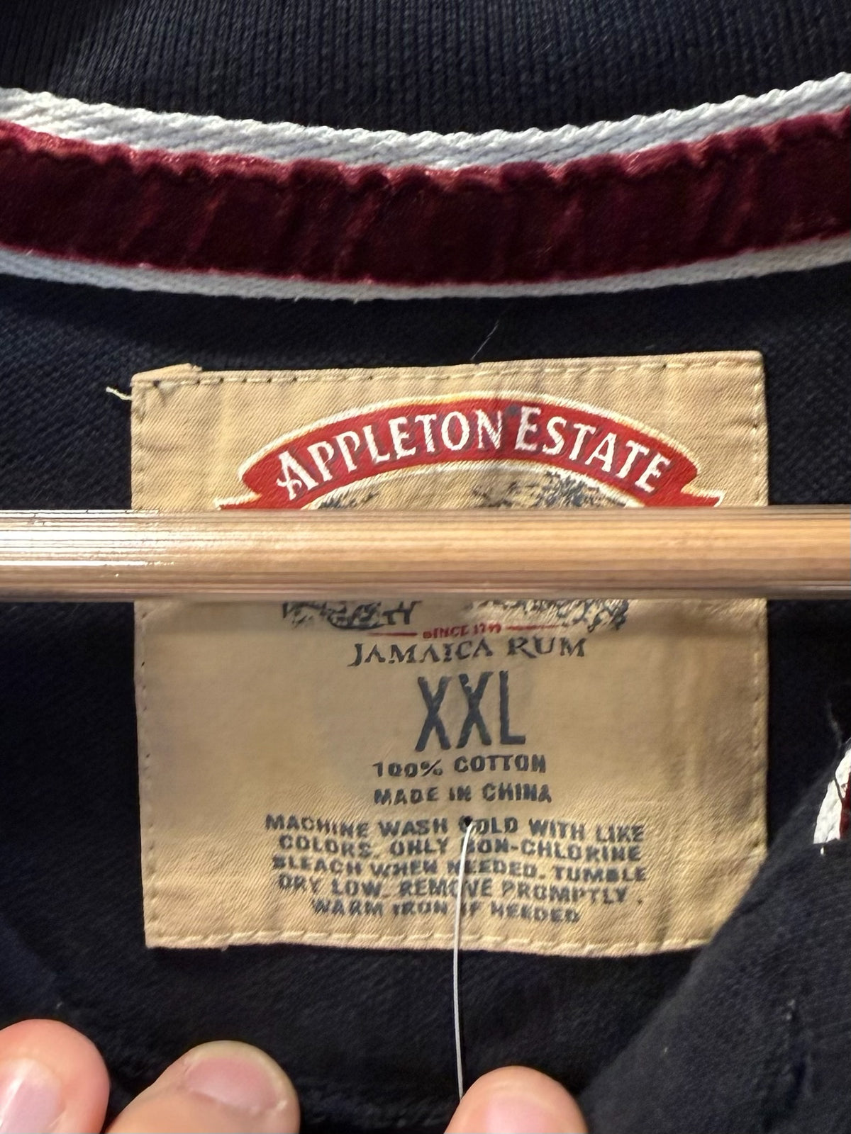 Vintage Appleton Estate Jamaica Rum Polo T-Shirt - XXL