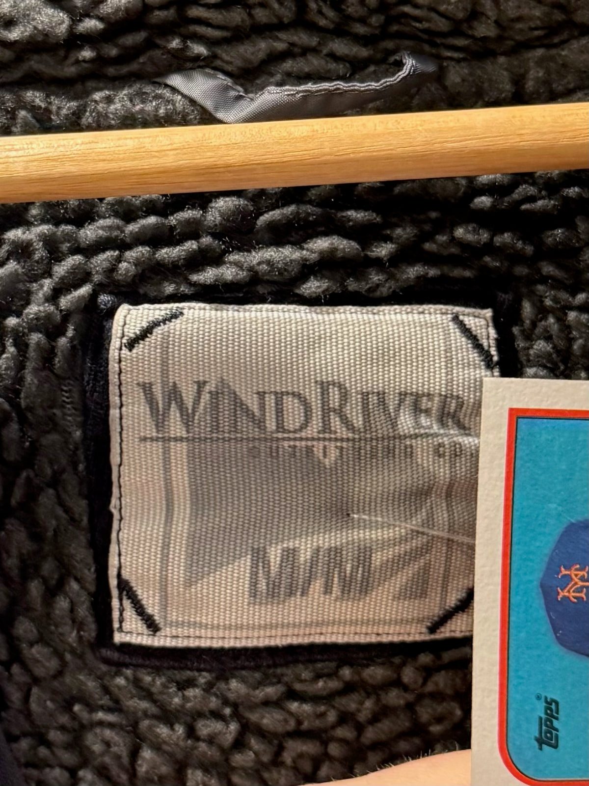Vintage Sherpa-Lined Striped Hooded Zip Jacket Sweatshirt - M
