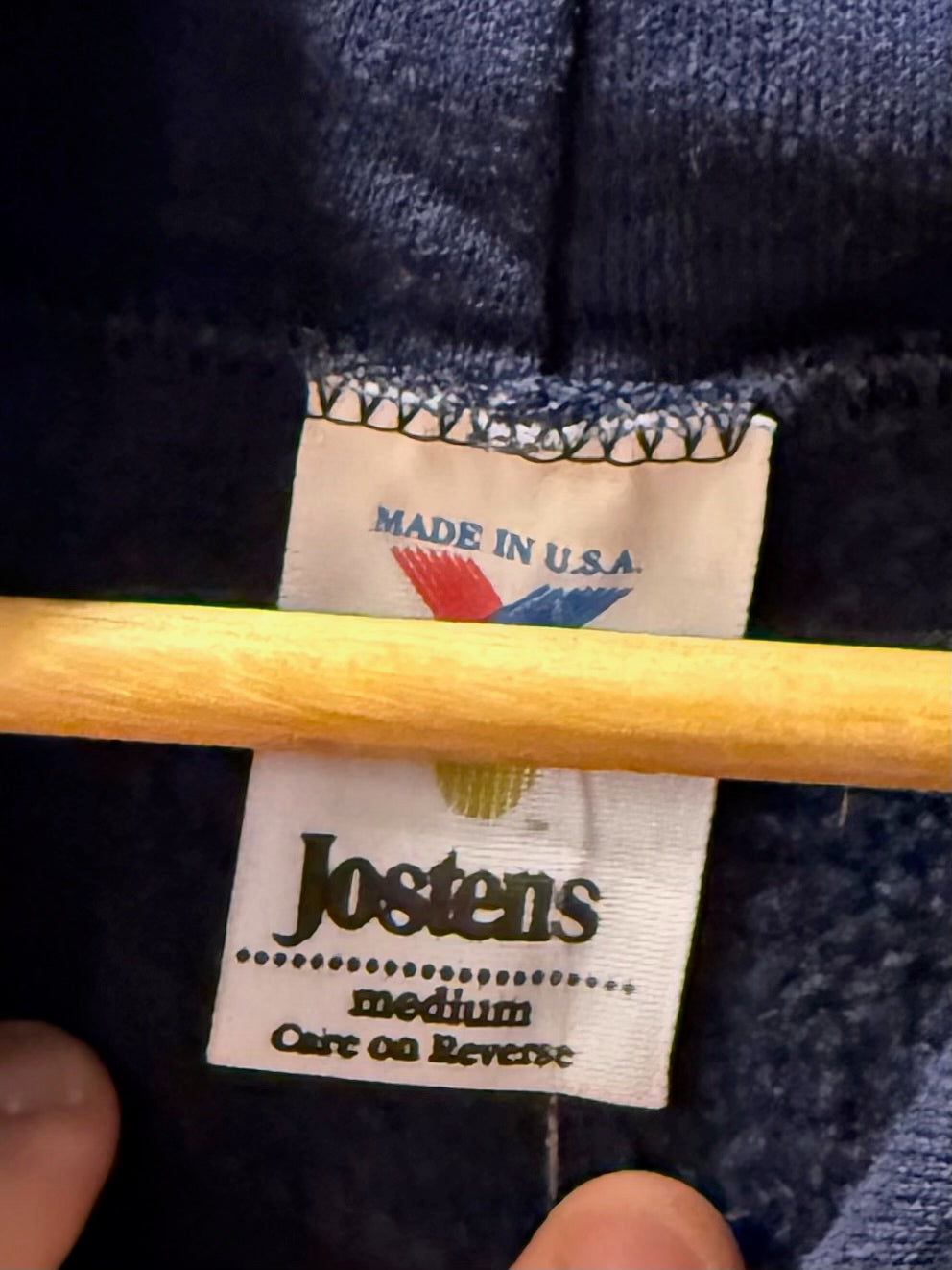 Vintage US Air Force Jostens Hoodie Sweatshirt - M