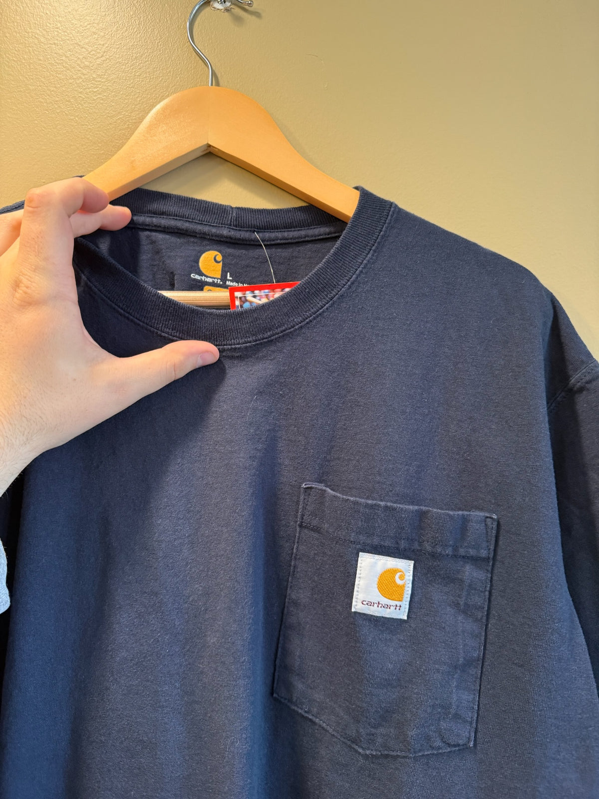 Vintage Carhartt Pocket Tee T-Shirt - L