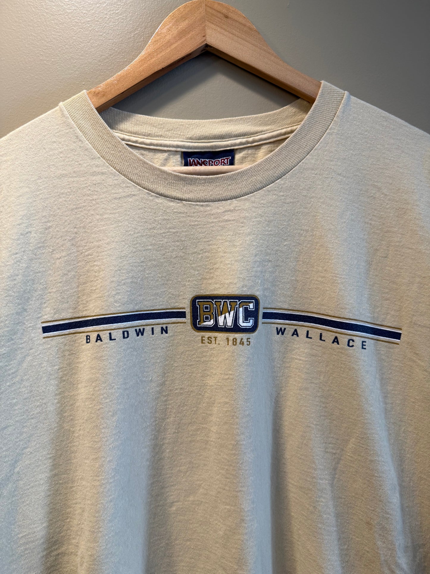 Vintage Baldwin Wallace College Yellow Jackets T-Shirt- XL
