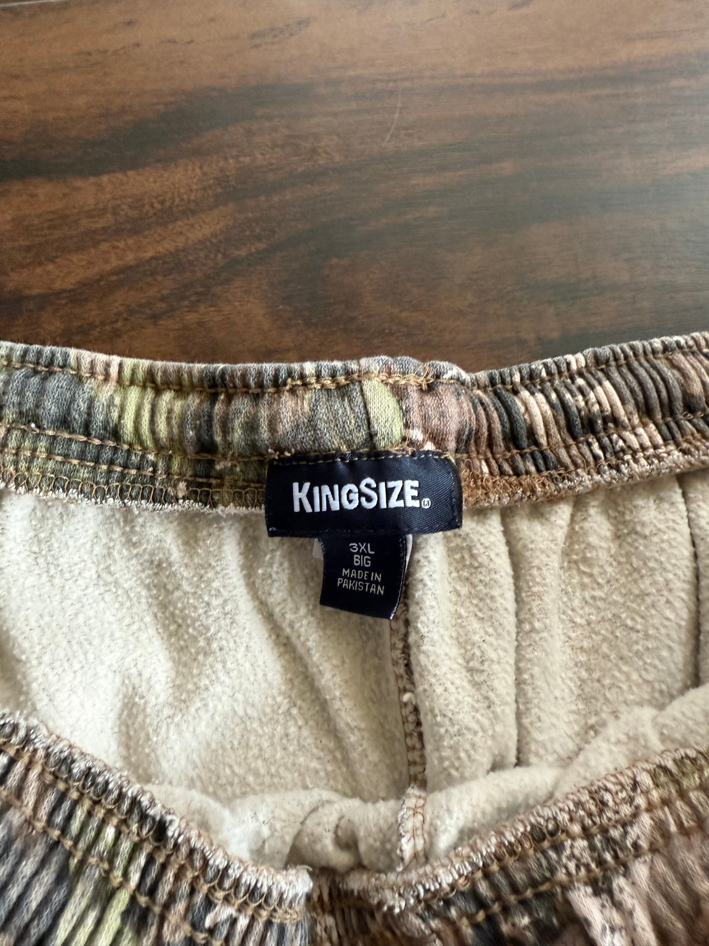 Vintage Real Tree Camouflage Sweat Shorts- 3XL