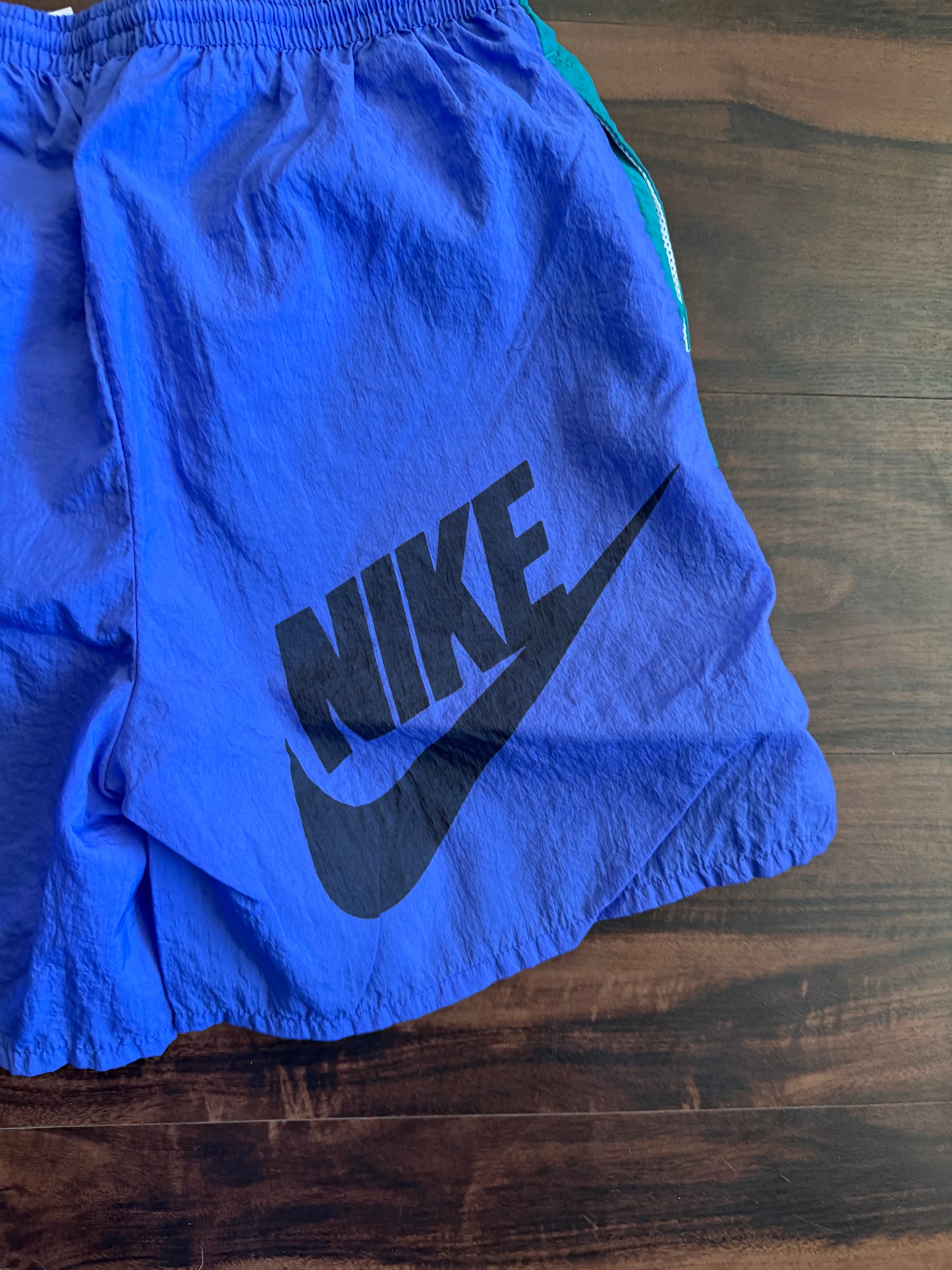 Vintage Nike 80’s Aqua Blue Athletic Shorts- 30