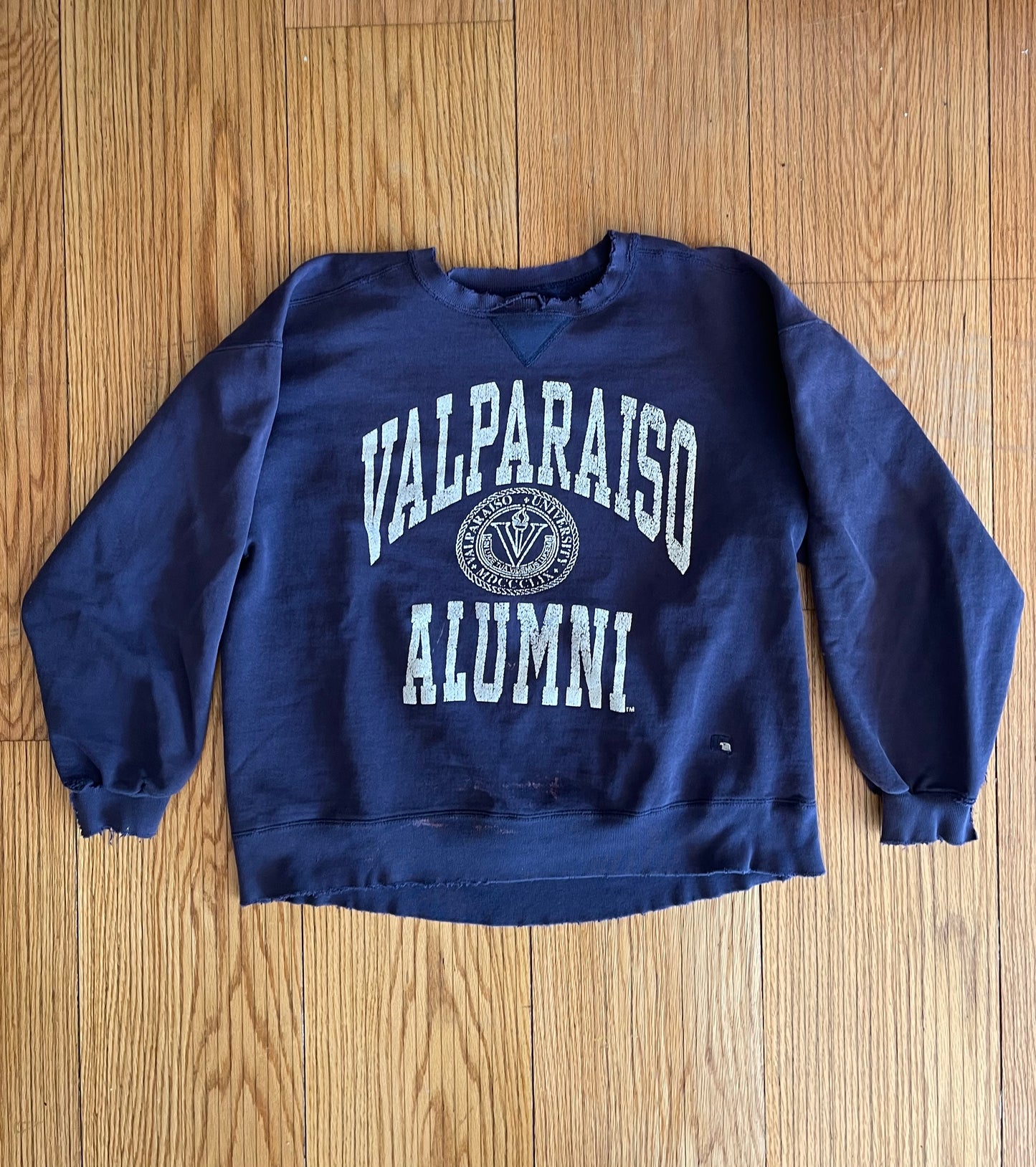 Vintage Valparaiso Alumni Thrashed Sweatshirt- XL