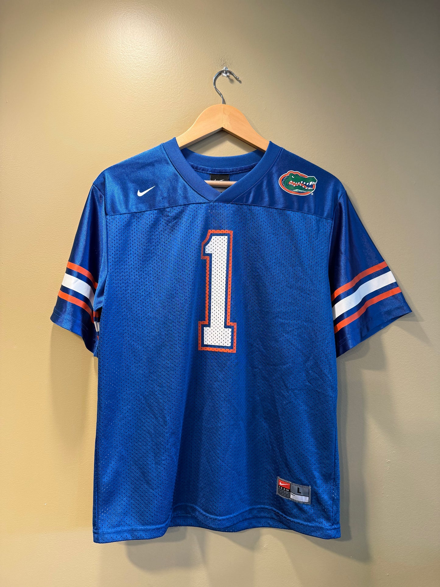 Vintage University of Florida Gators Blue Football Jersey- M