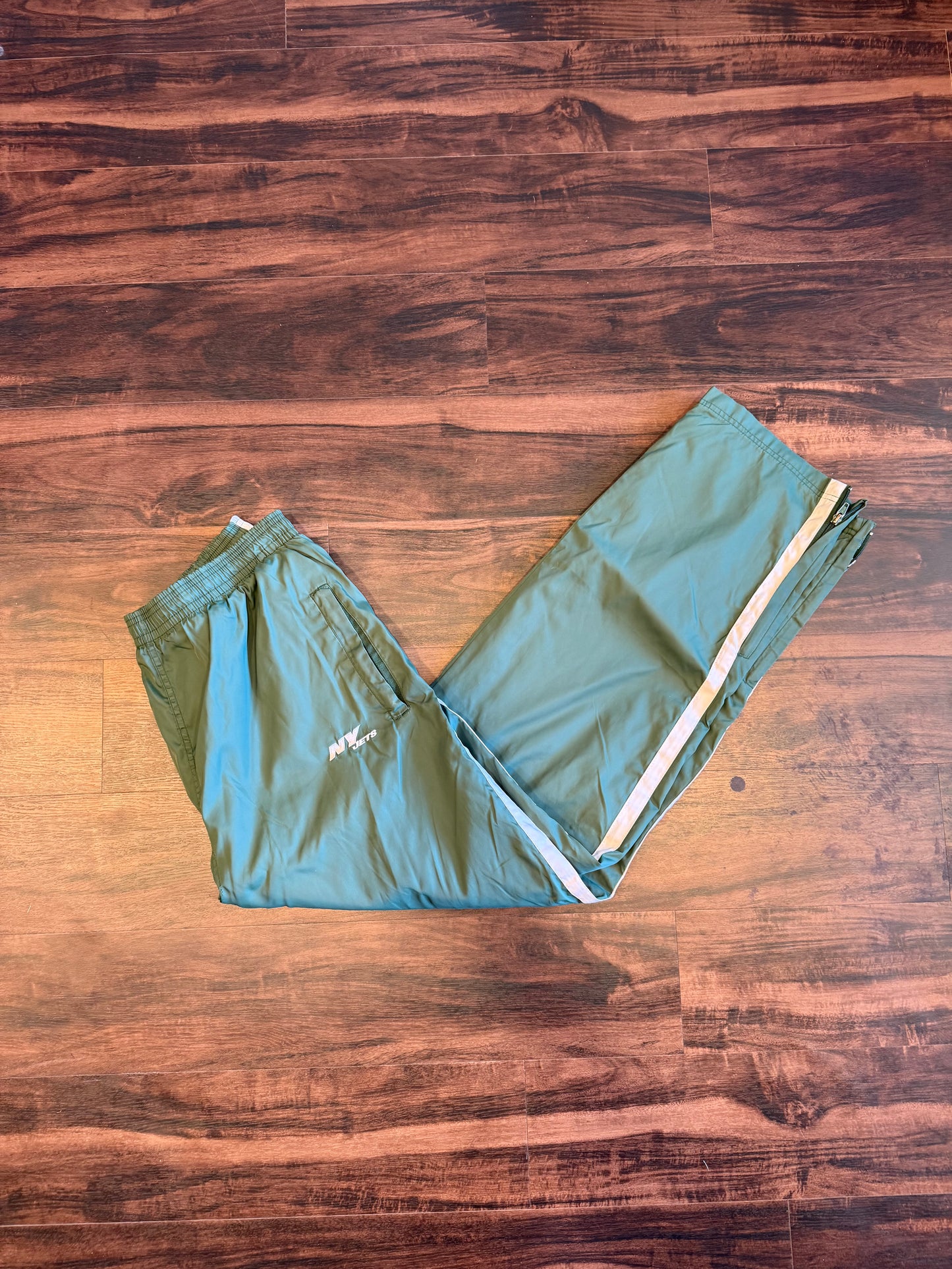 Vintage Reebok New York Jets Green NFL Joggers- 36x32