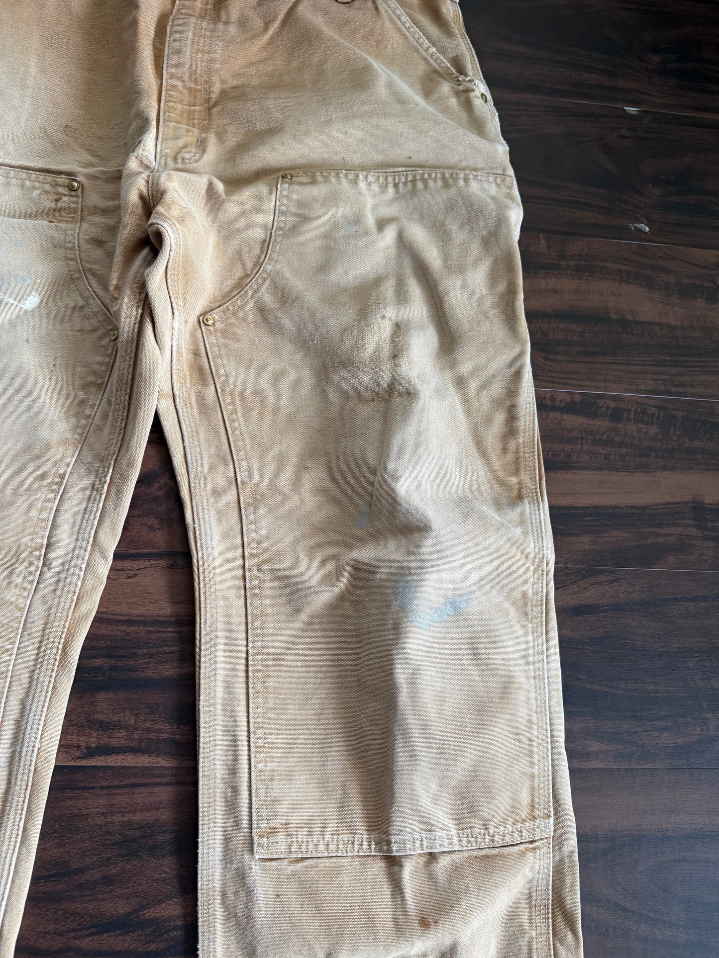 Vintage Carhartt Heavily Distressed Double Knee Pants- 40x30