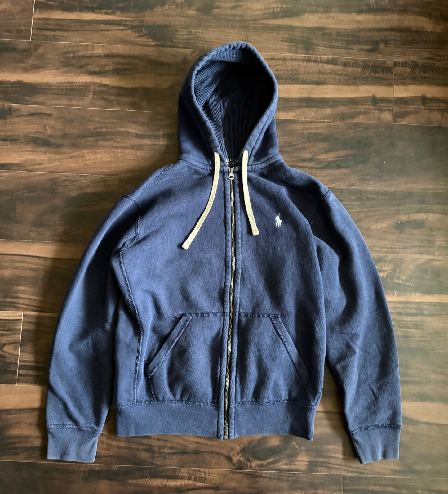 Polo Ralph Lauren Navy Blue Hoodie Sweatshirt- M