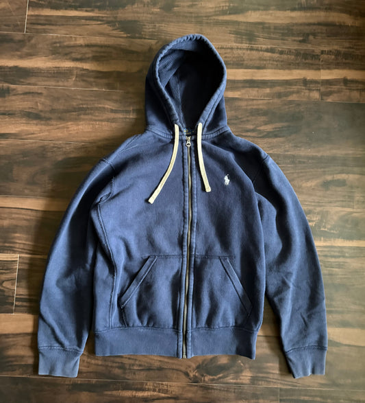 Polo Ralph Lauren Navy Blue Hoodie Sweatshirt- M
