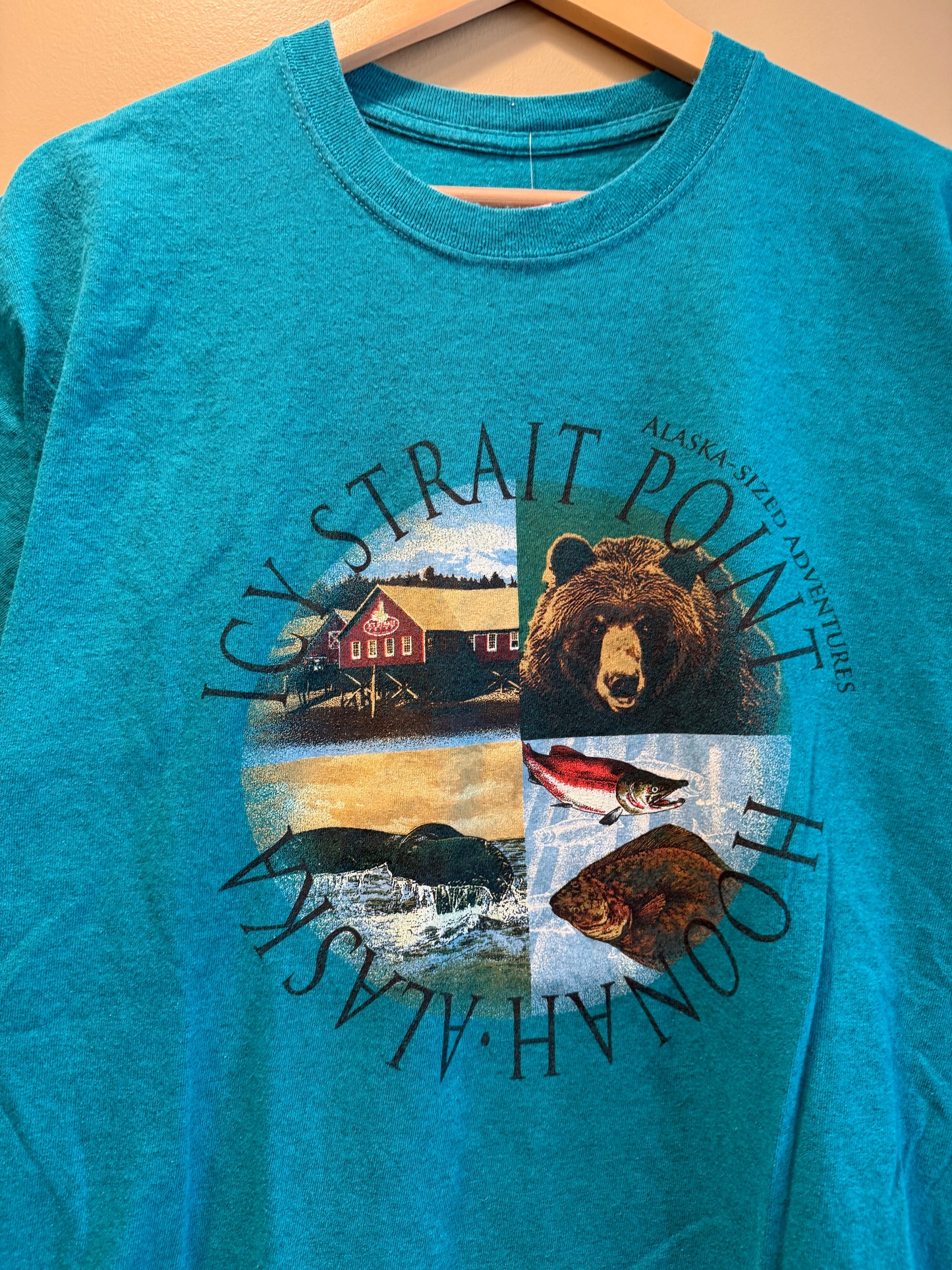 Vintage Icy Strait Point Alaska T-Shirt- M
