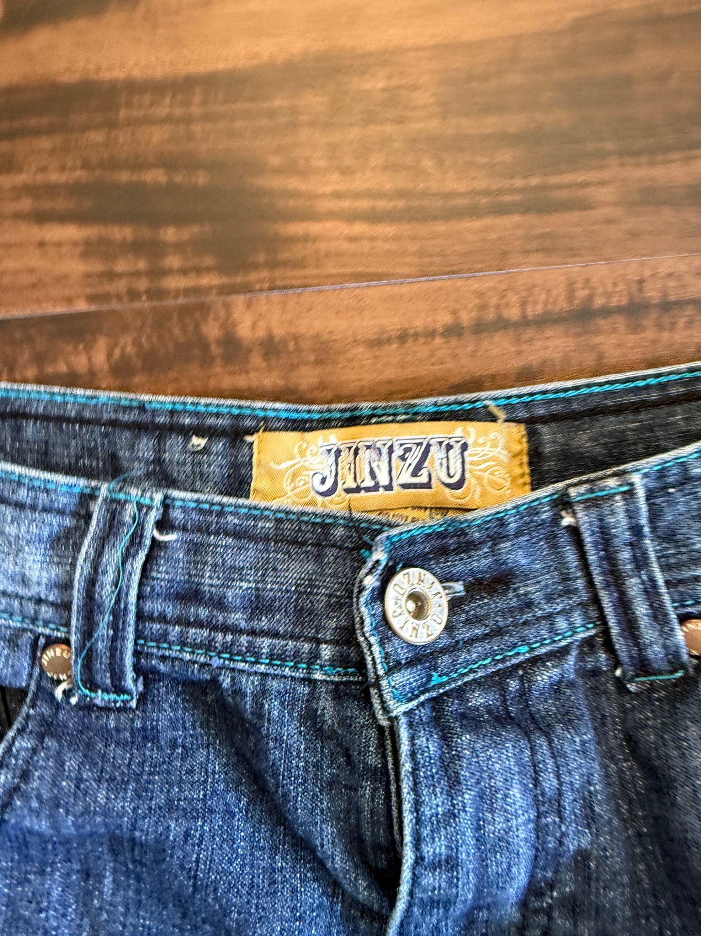 Vintage Y2K Jinzu Jeans Dark Wash Denim Jeans- 32x30