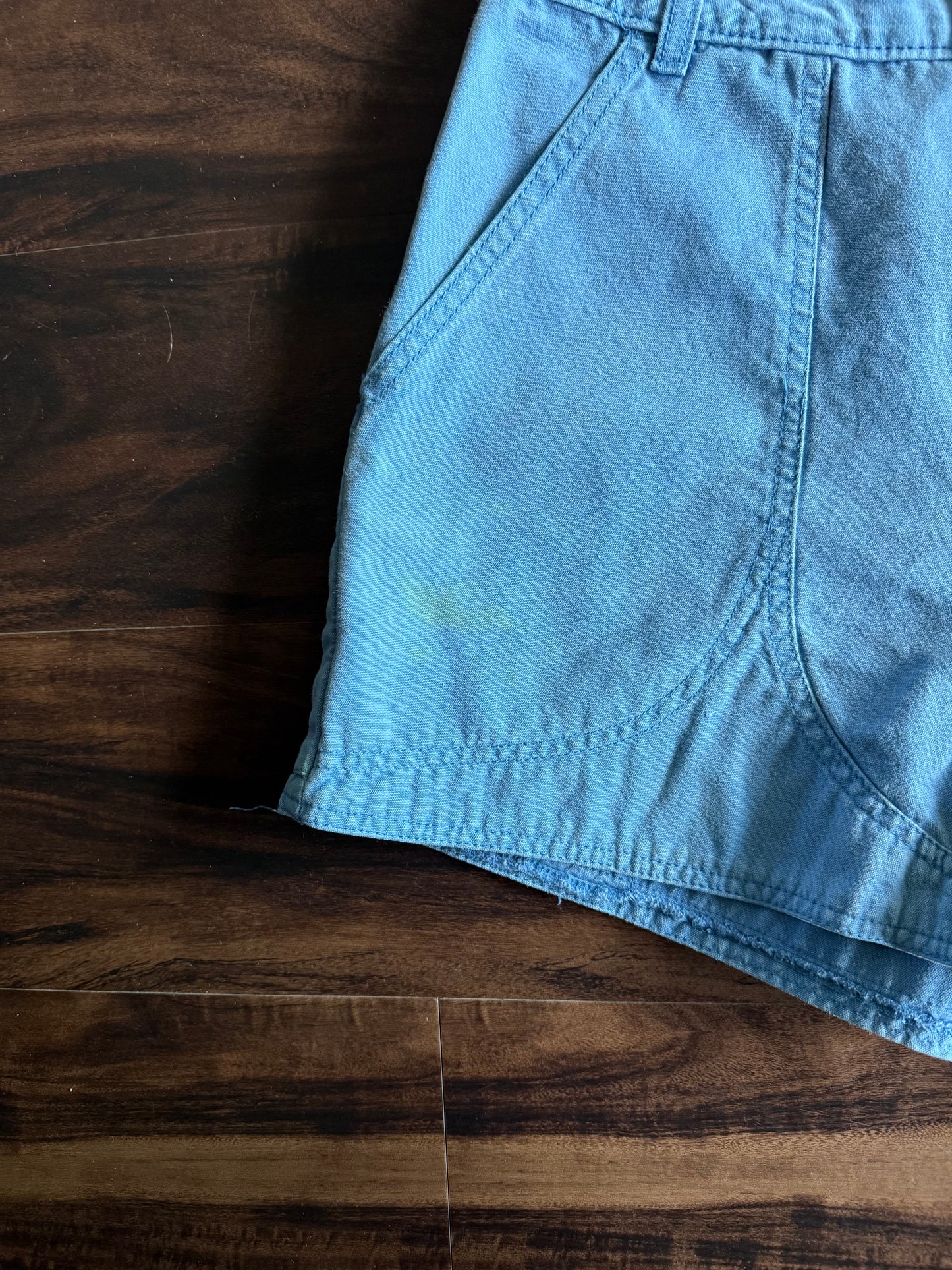 Vintage 70s Patagonia Women’s Blue Stand-Up Shorts- 28