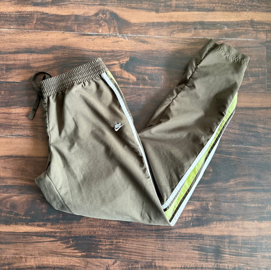 Vintage Nike Olive Green Track Pants- 30x31