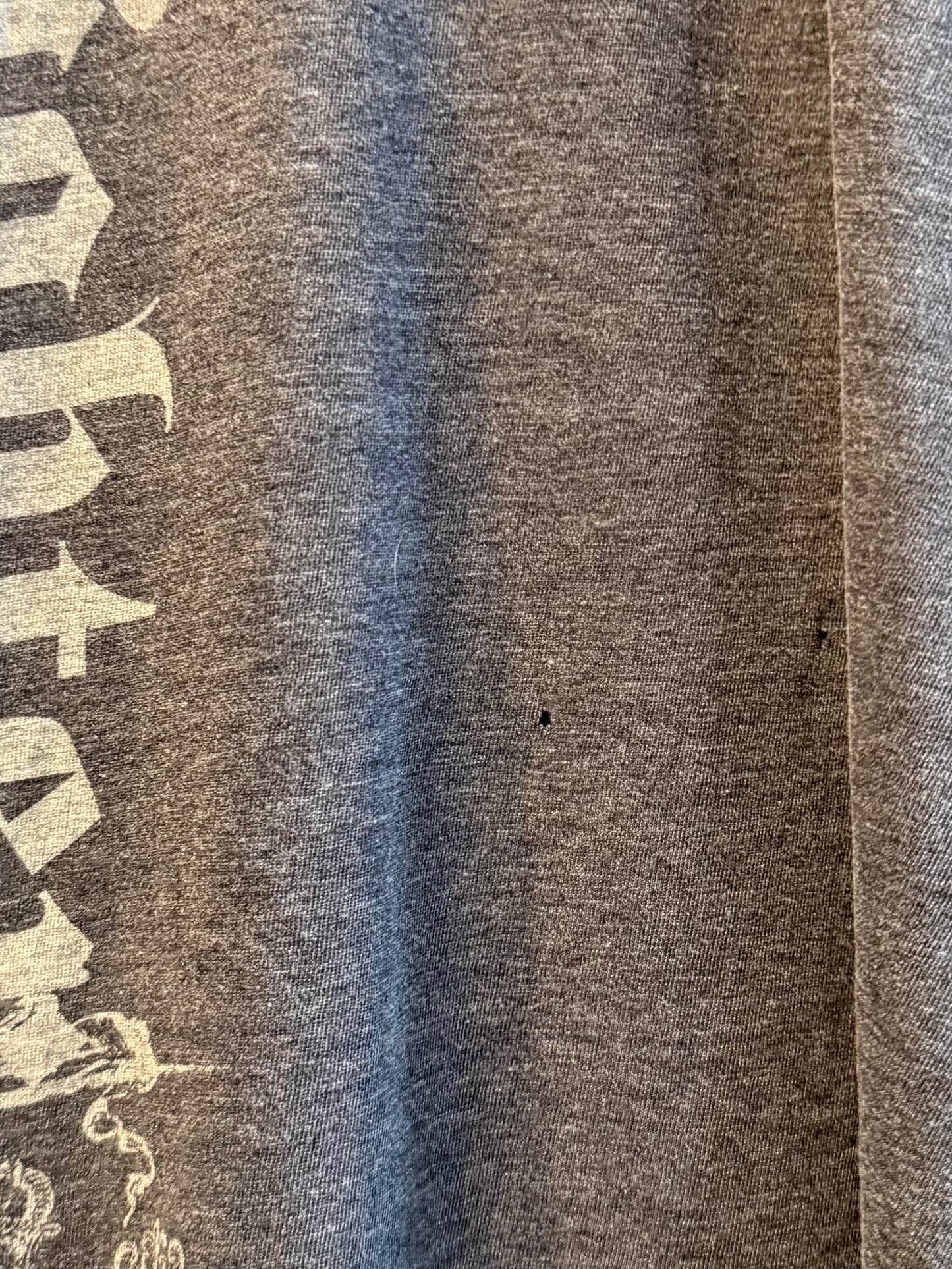 Vintage Y2K UK Fighter Distressed Long Sleeve T-Shirt- L