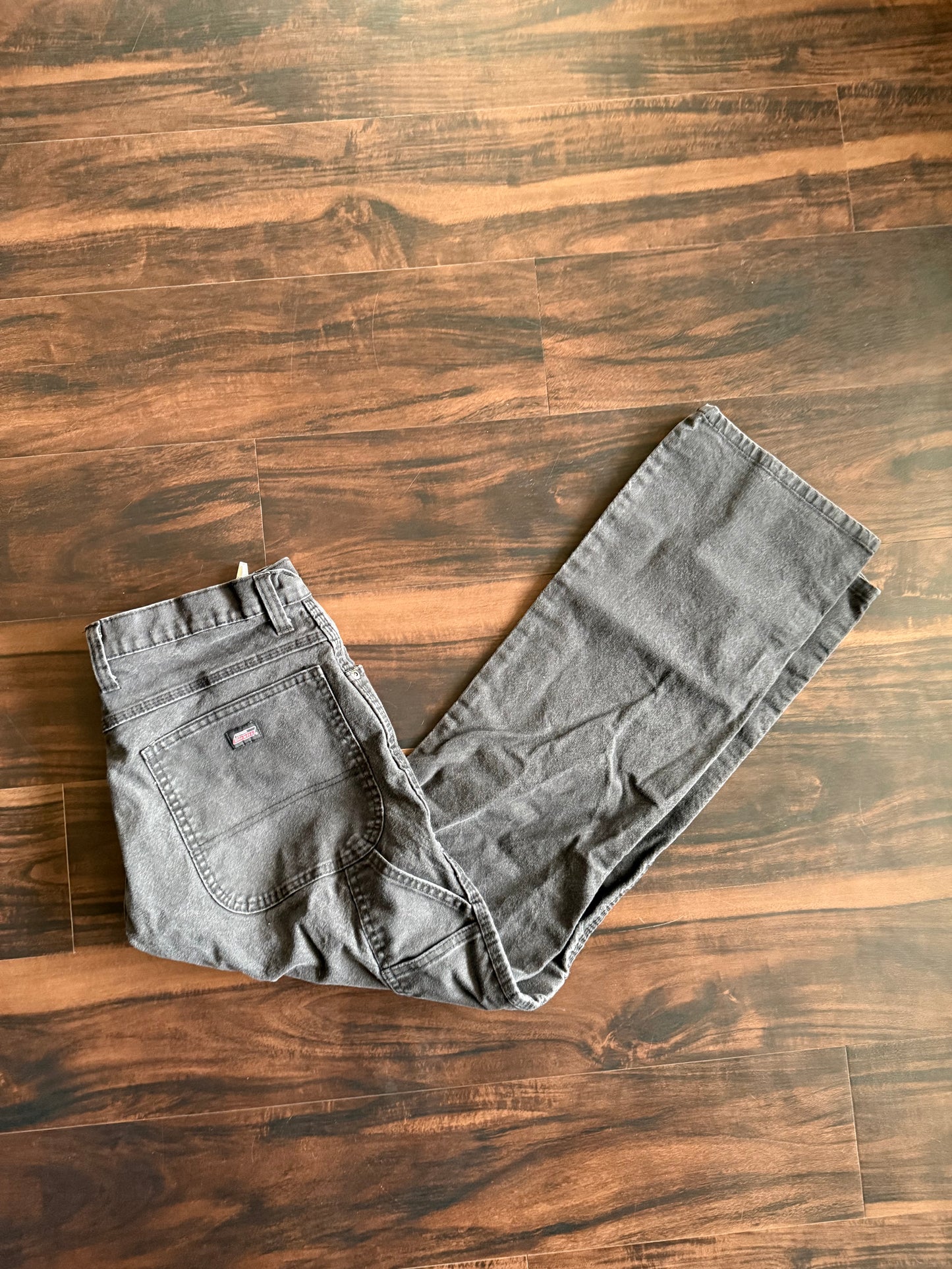 Vintage Dickies Black Cotton Canvas Carpenter Pants- 32x30