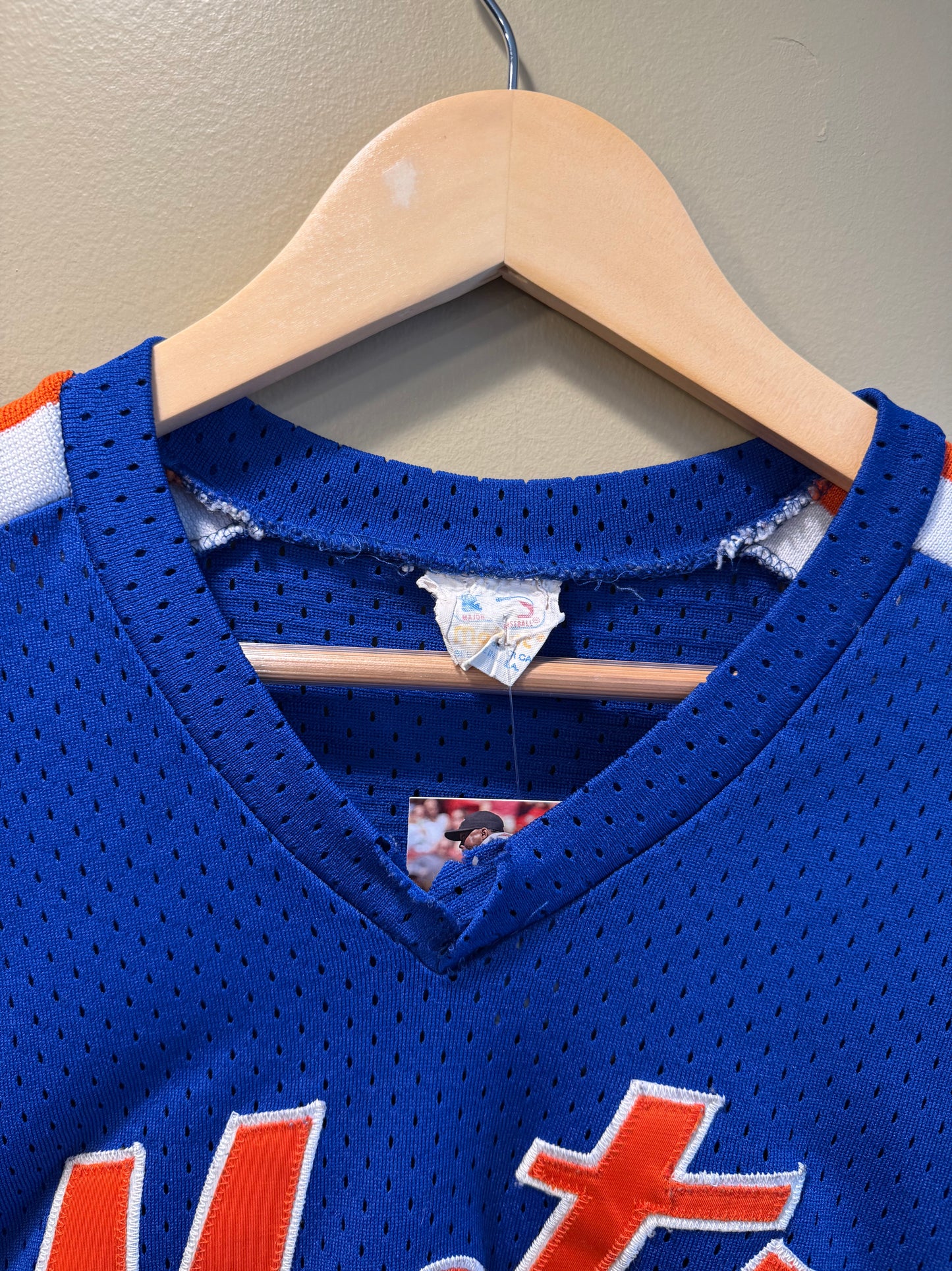 Vintage 80s New York Mets Blue Jersey- L