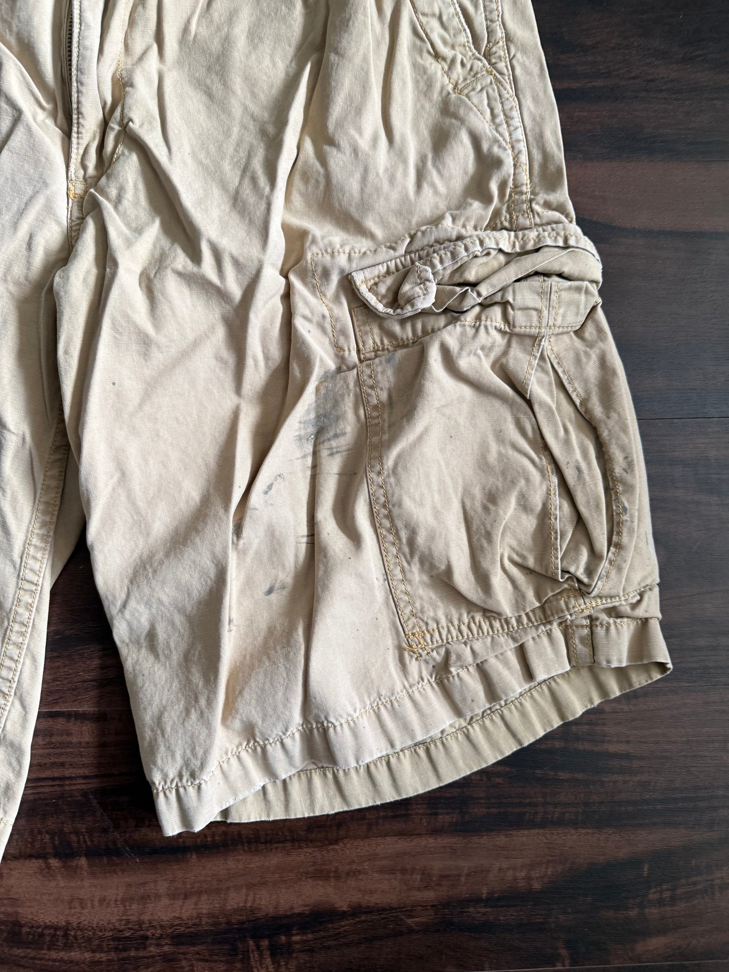 Vintage Polo Jeans Co. Cotton Cargo Shorts- 34