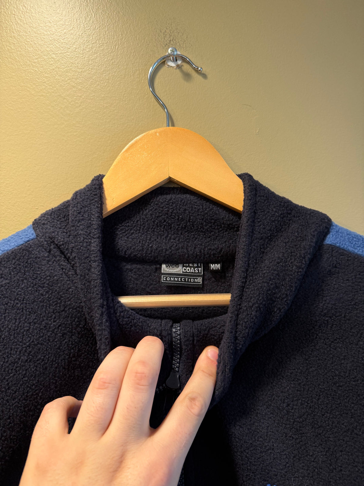 Vintage Whistler Canada Blue Fleece Jacket- XL