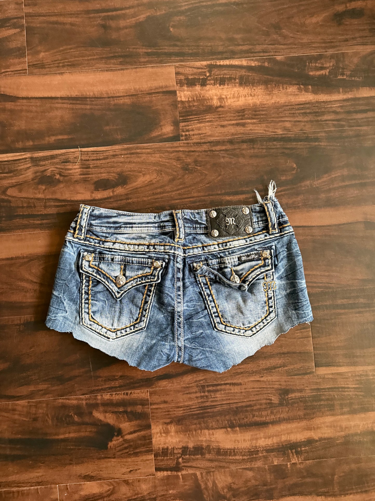 Vintage Y2K Miss Me Denim Jean Shorts- 30
