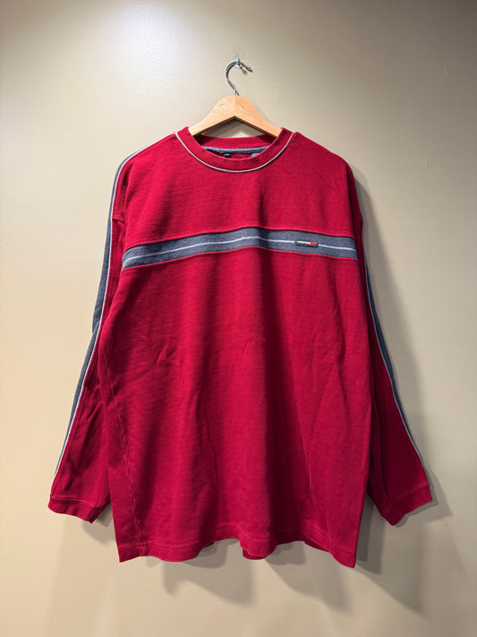 Vintage Point Zero Red Long Sleeve Thermal Shirt- L/XL