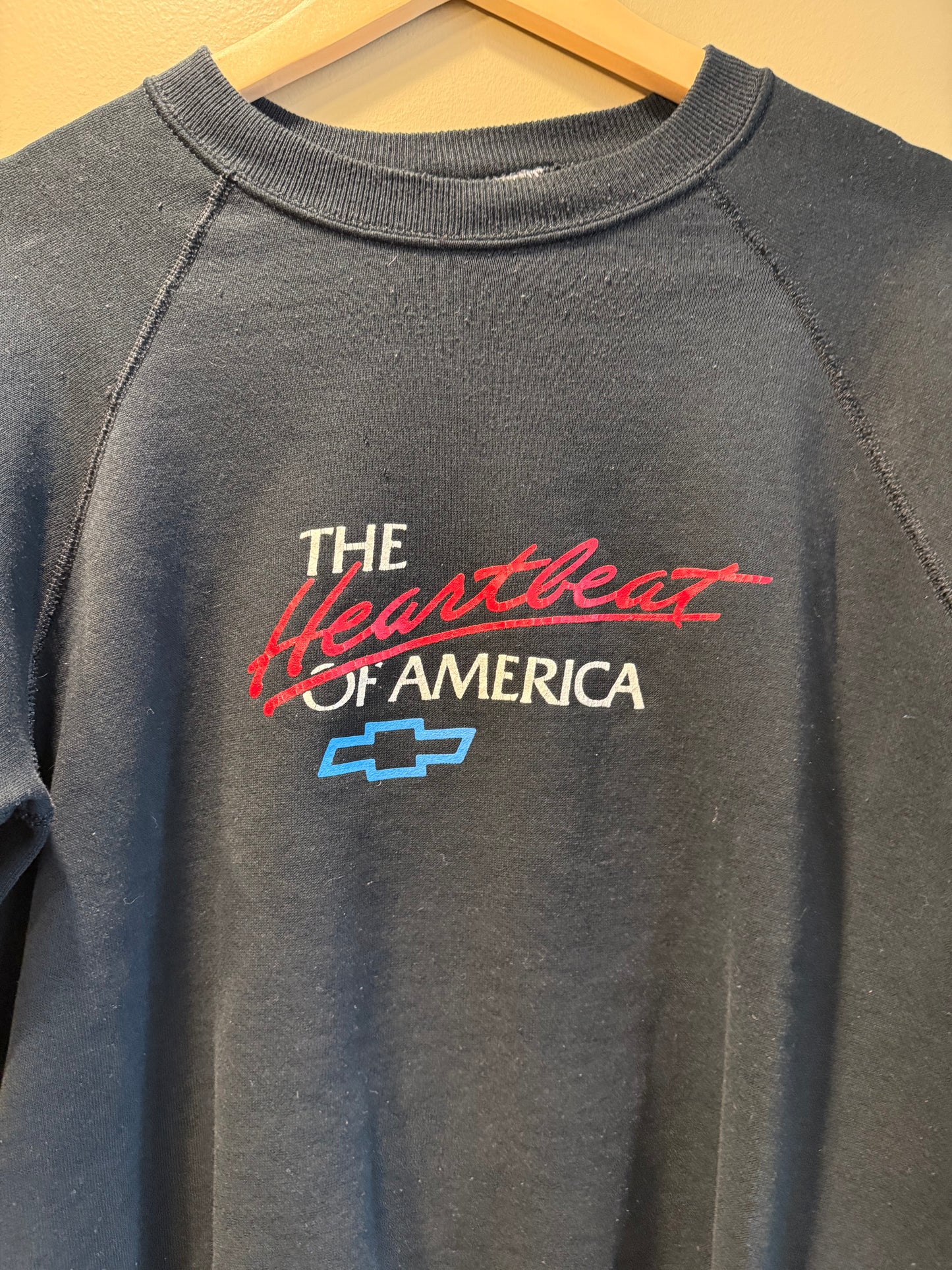 Vintage Chevrolet Heartbeat of America Crewneck Sweatshirt- L