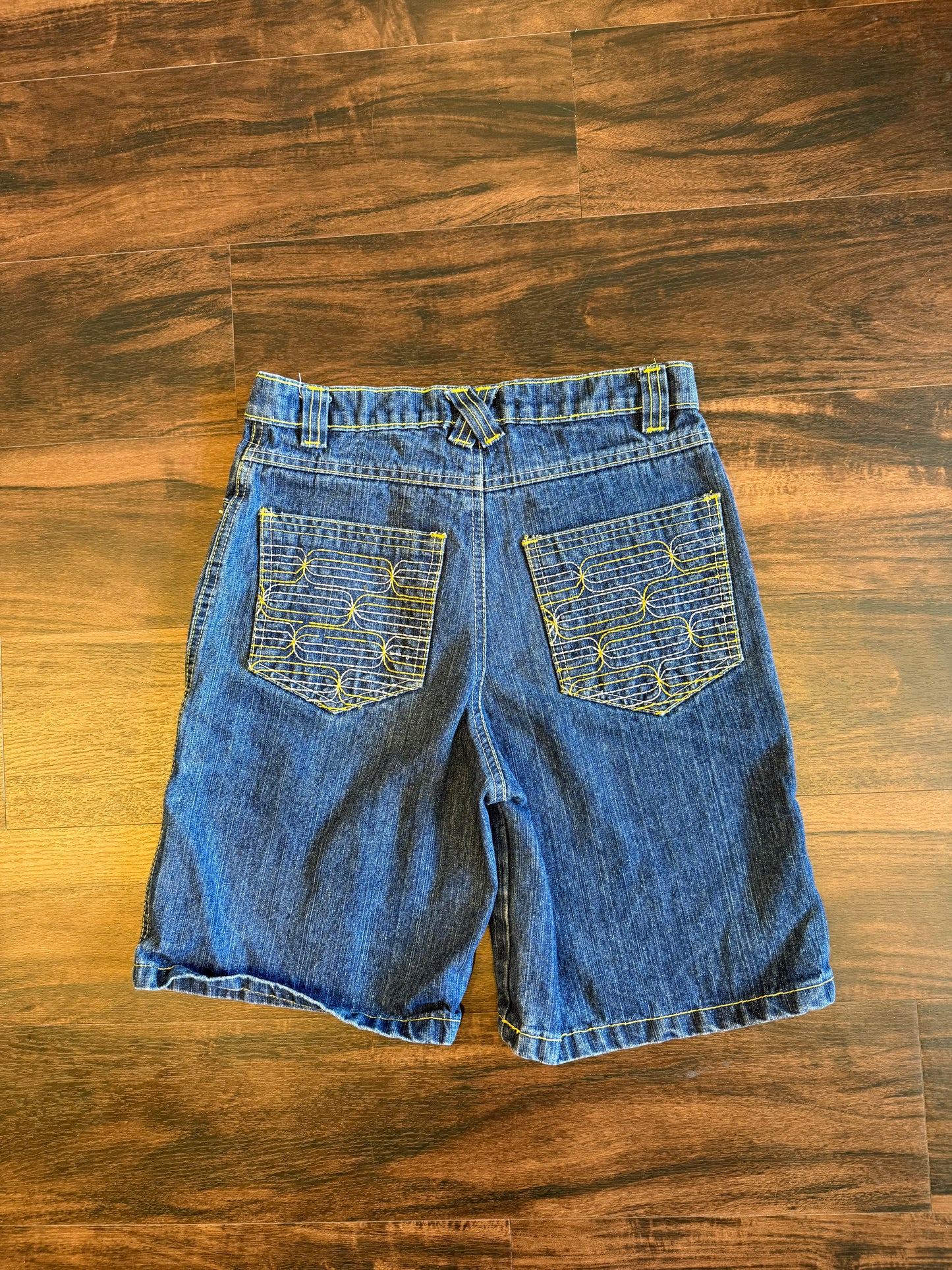 Vintage NSI Embroidered Streetwear Denim Jean Shorts- 27
