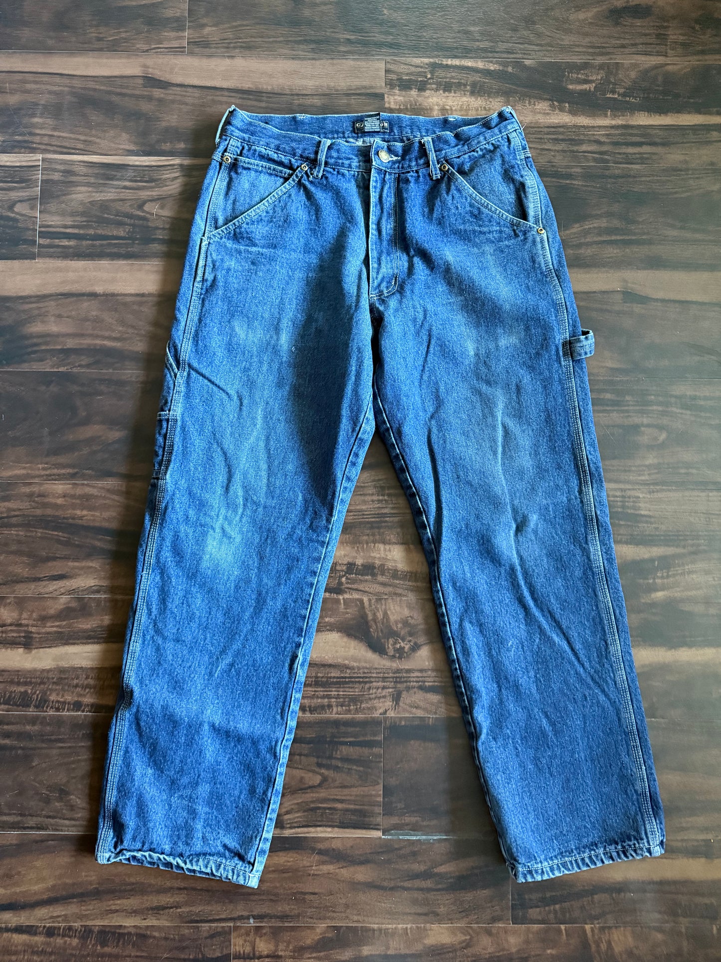 Vintage Canyon Creek Dark Wash Flannel Lined Denim Jeans- 32x31