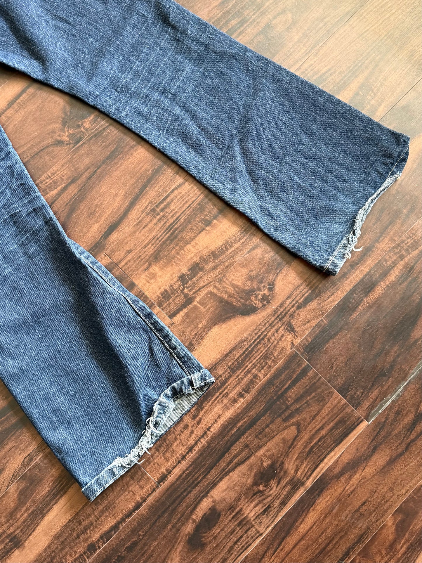 Vintage Y2K Company81 Dark Wash Flared Denim Jeans- 30x32