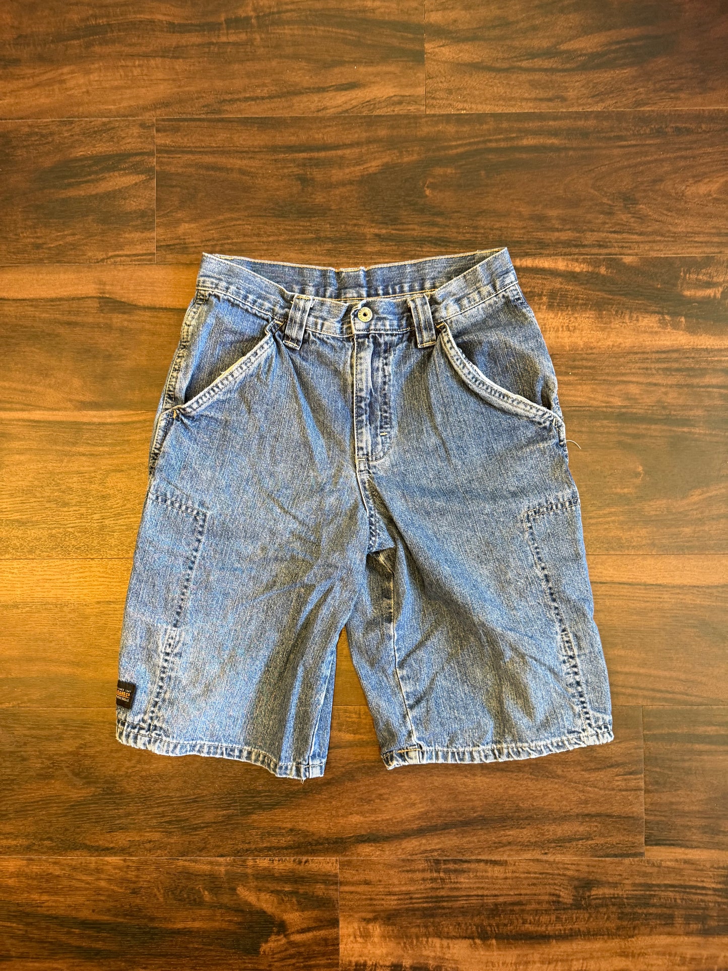 Vintage Wrangler Light Wash Carpenter Denim Jean Shorts- 26