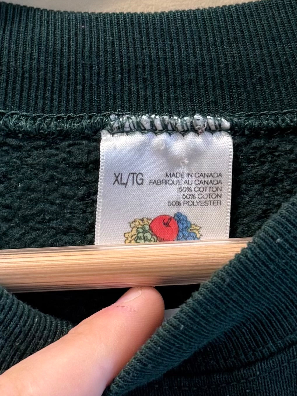Vintage Ski Wapiti Valley Green Crewneck Sweatshirt- XL