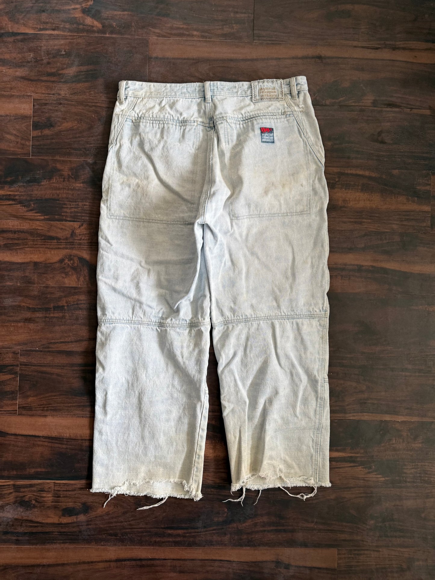 Vintage Girbaud Light Wash Distressed Denim Jeans- 36x29