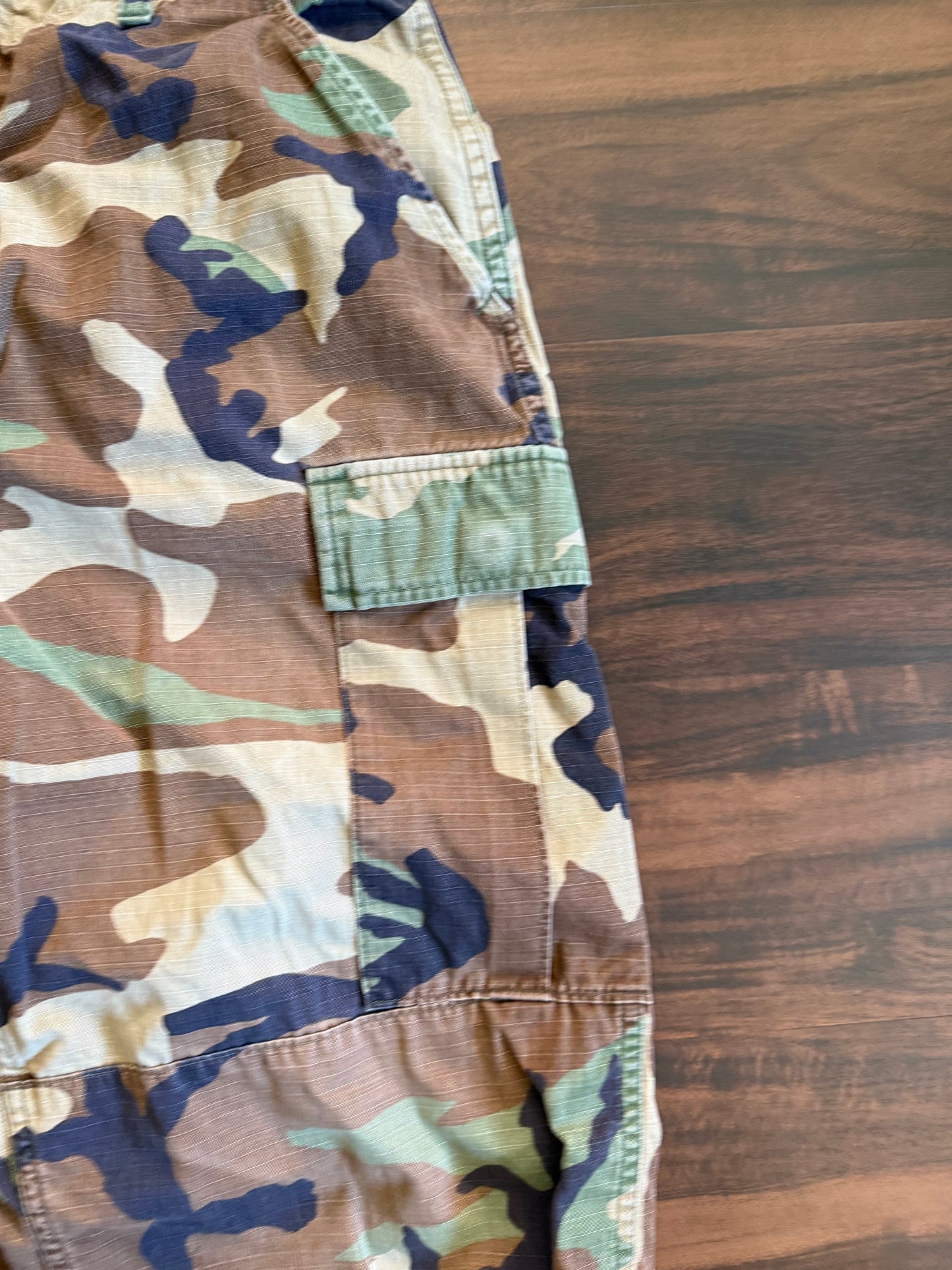 Vintage Military Camouflage Cargo Pants- 32x30