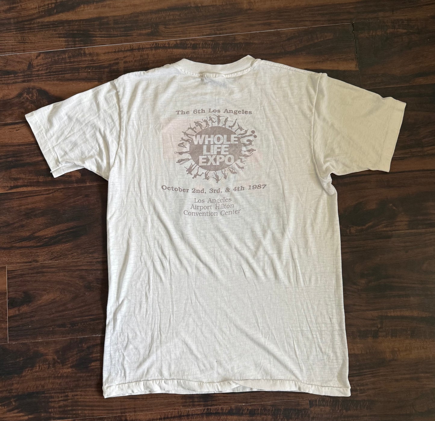 Vintage 80s Whole Life Expo Los Angeles T-Shirt- M