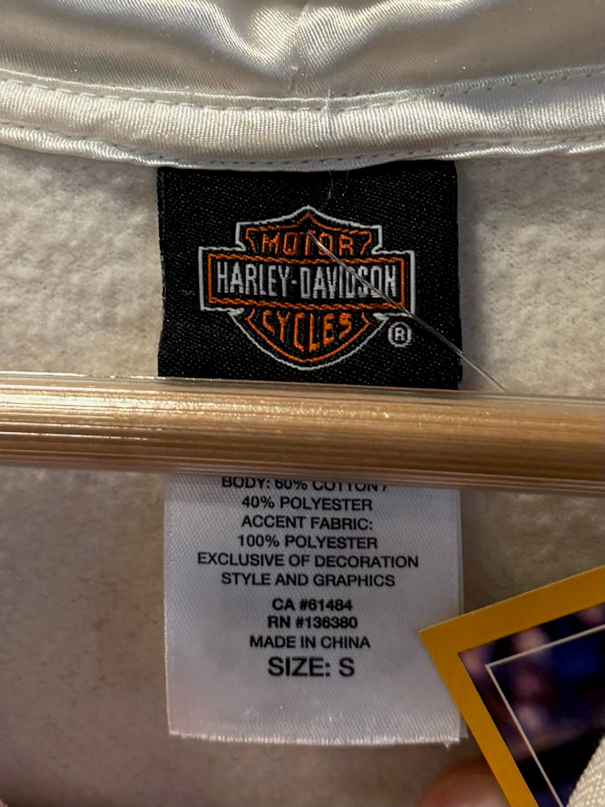 Vintage Y2K Harley Davidson Women’s Zip-Up Hoodie Sweatshirt - S