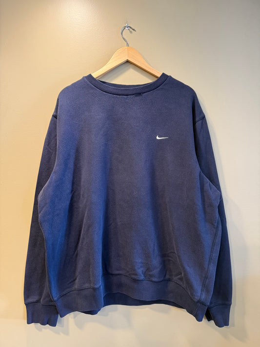 Vintage Nike Navy Blue Crewneck Sweatshirt- XXL
