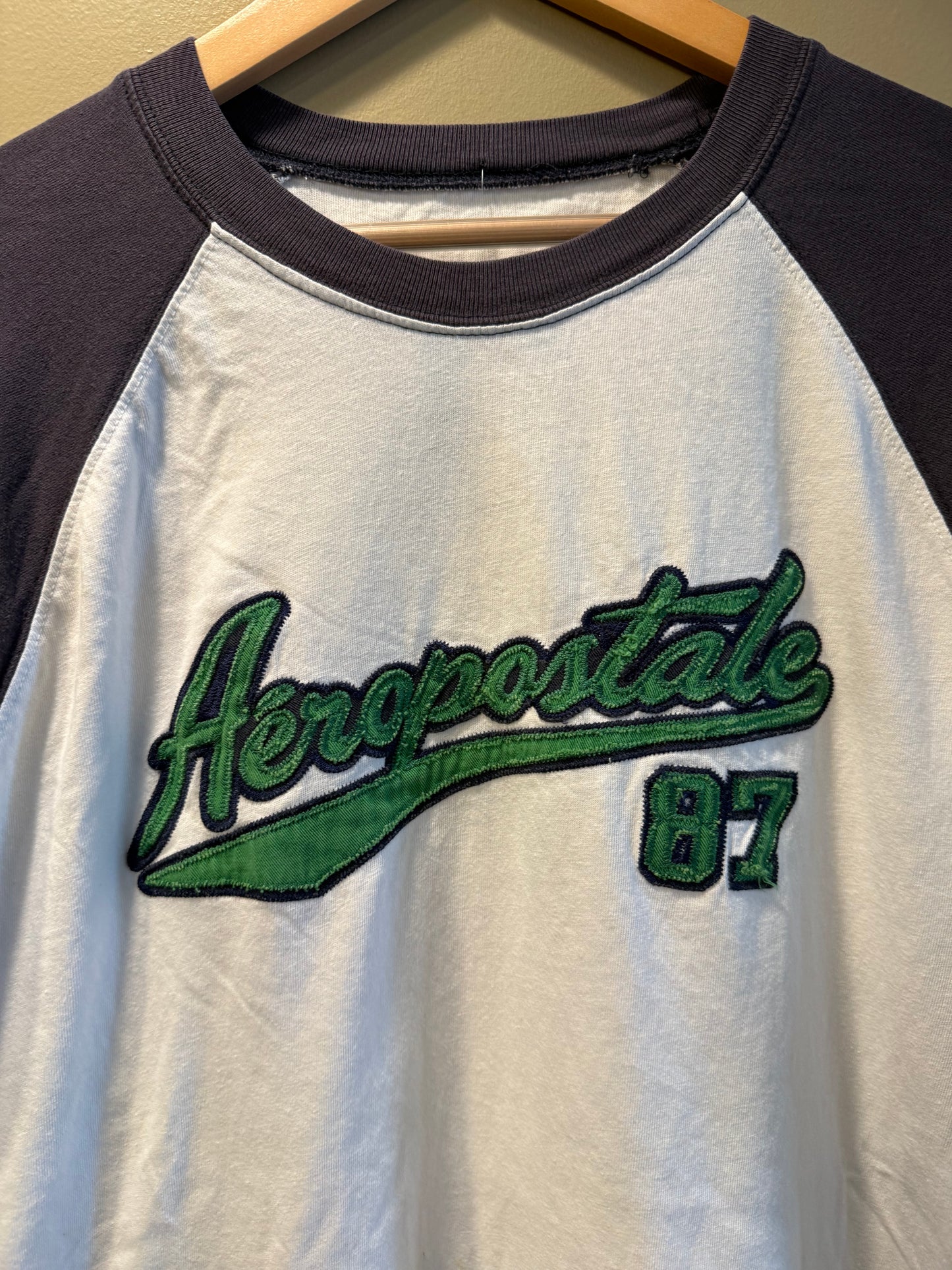 Vintage Aeropostale Long Sleeve Raglan T-Shirt- XL