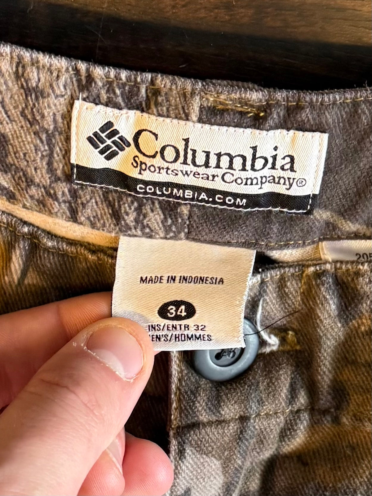 Vintage Columbia Sportswear Mossy Oak Camo Baggy Cargo Pants- 34x30