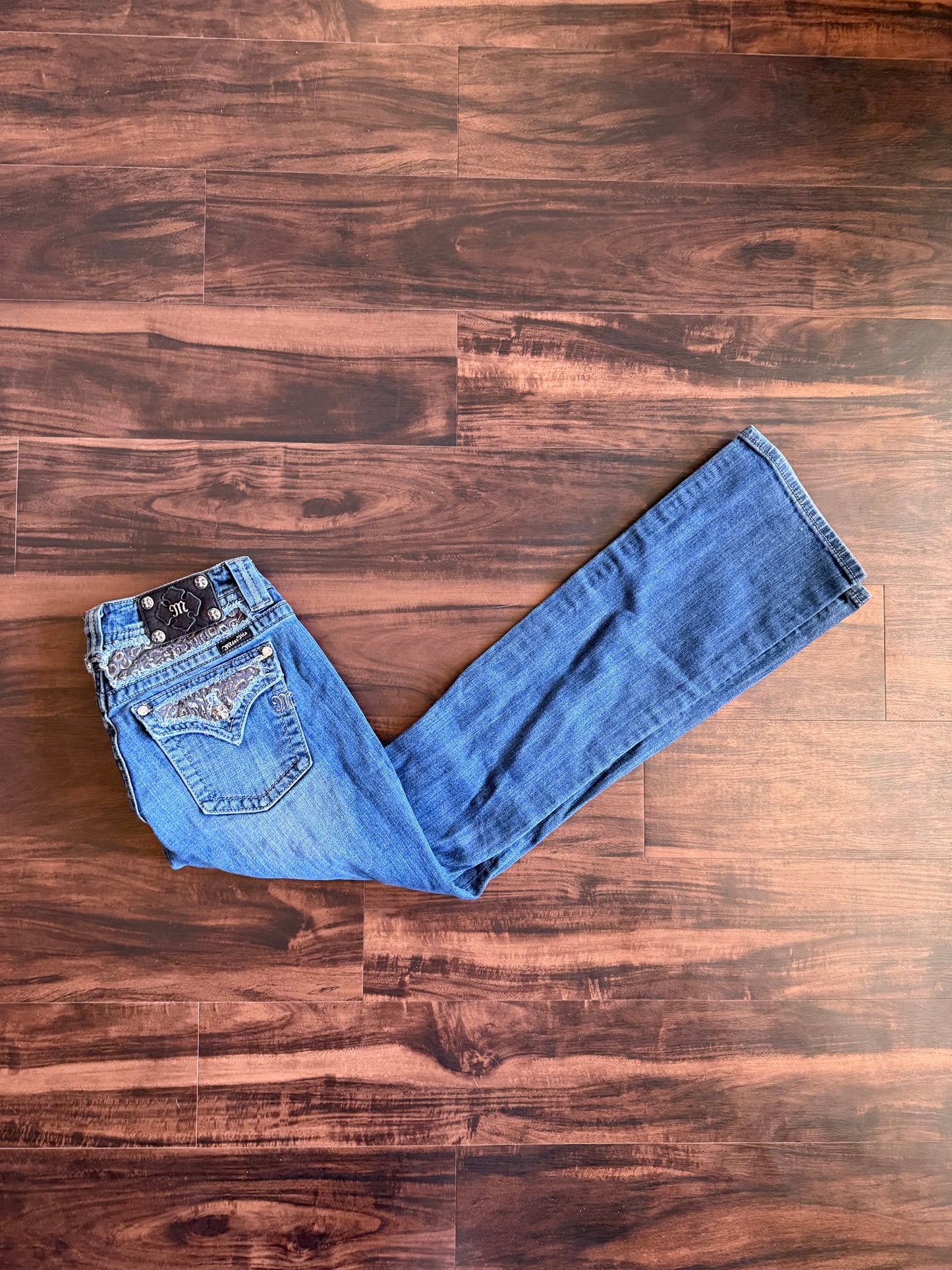 Vintage Y2K Miss Me Low Rise Flare Denim Jeans- 30x32